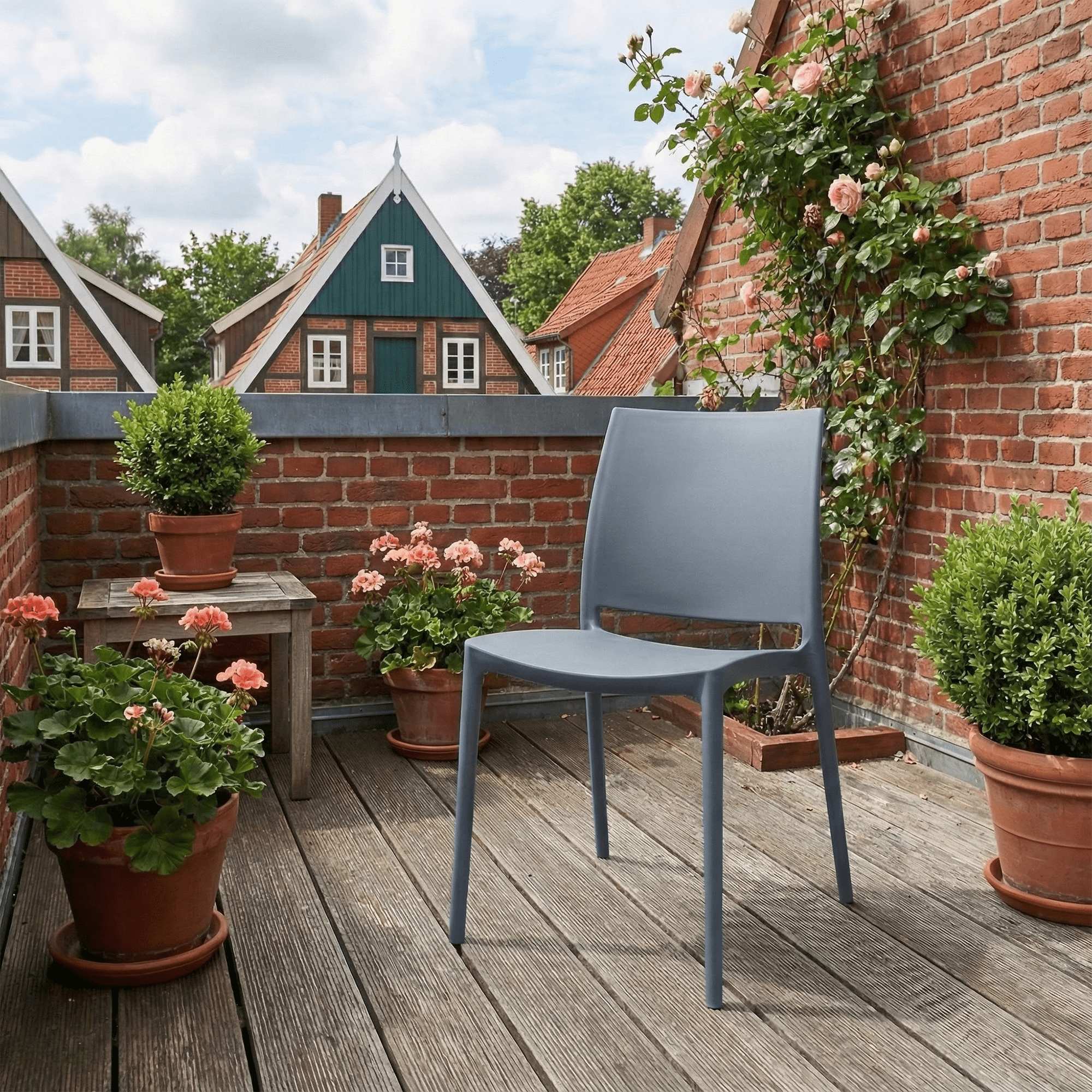 Lot de 2 chaises de jardin Meton