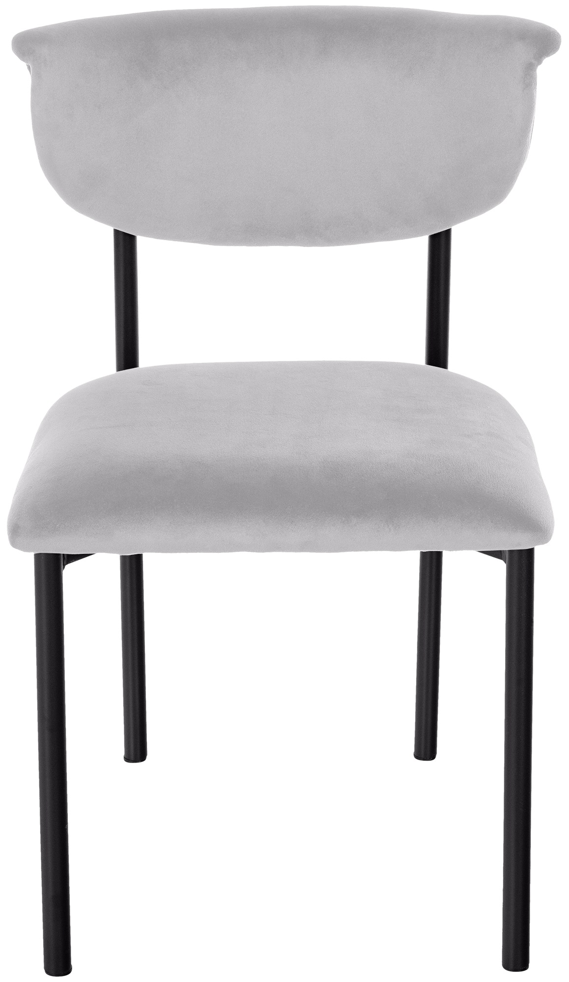 Lot de 2 chaises de salle à manger Gambell en velours