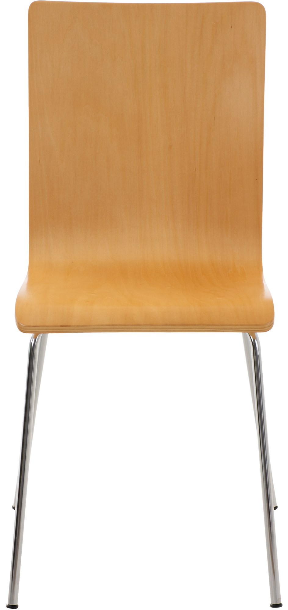 Lot de 4 chaises visiteur Pepe en bois
