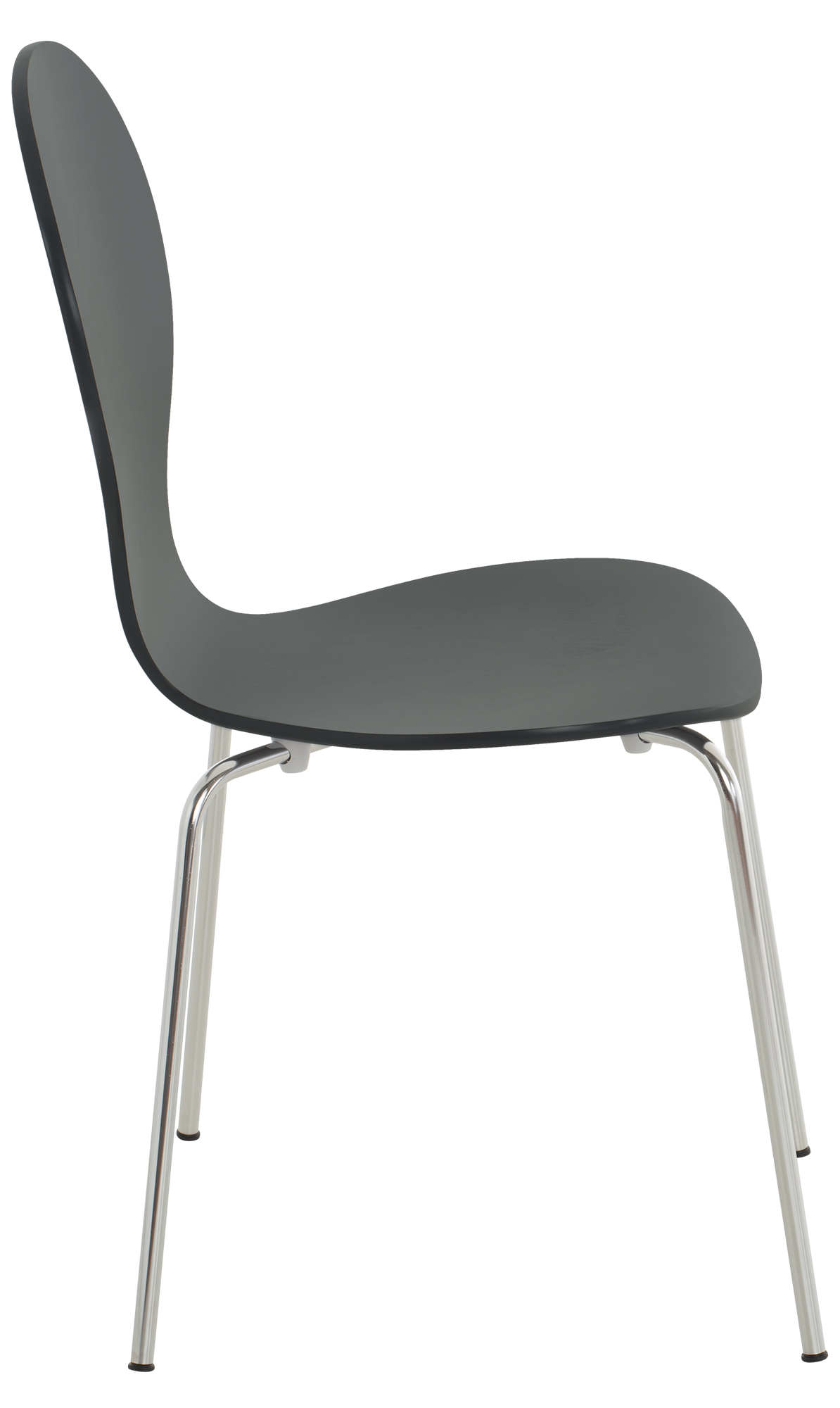 Lot de 4 chaises empilables en bois Diego