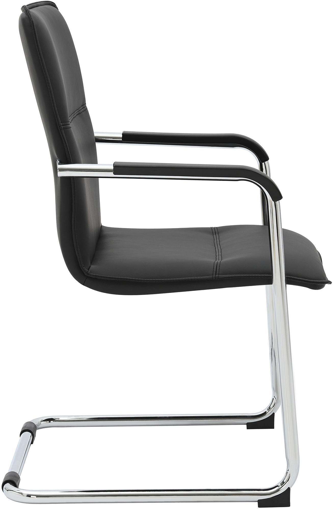 Chaise cantilever Seattle en similicuir