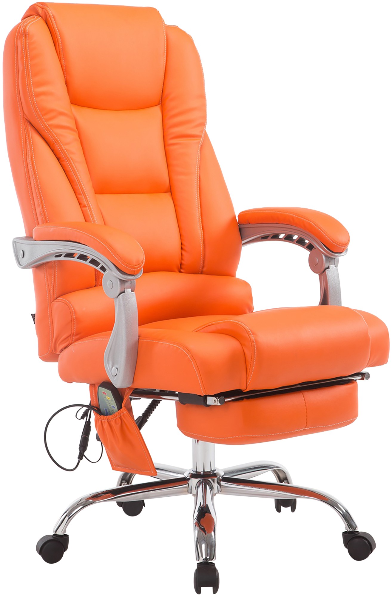 Chaise de bureau Pacific avec fonction massage simili cuir