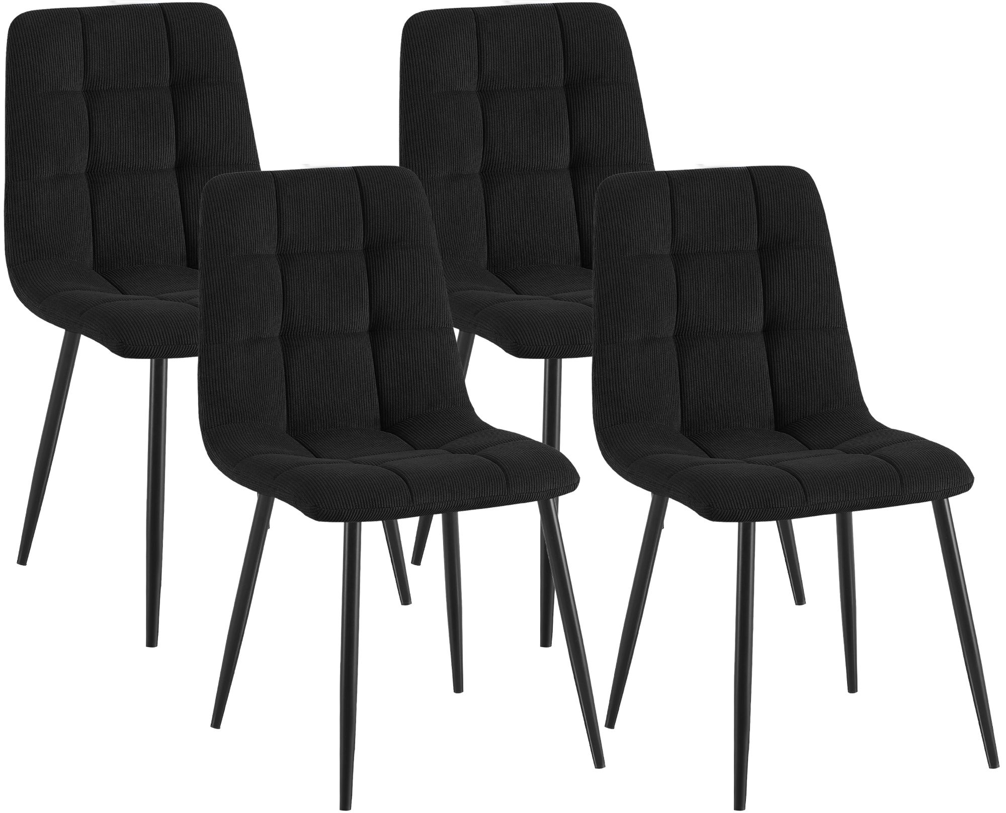Lot de 4 chaises de salle à manger Tilde