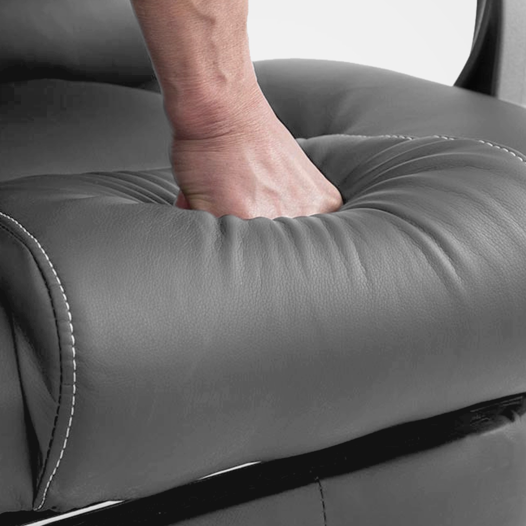 Chaise de bureau Pacific avec fonction massage simili cuir
