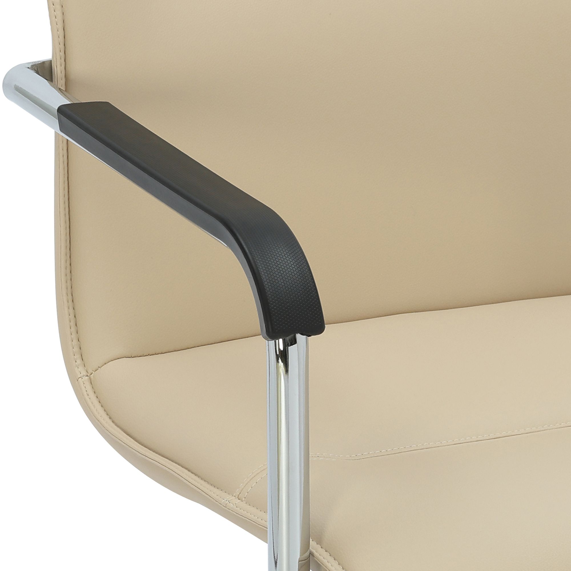 Chaise cantilever Seattle en similicuir