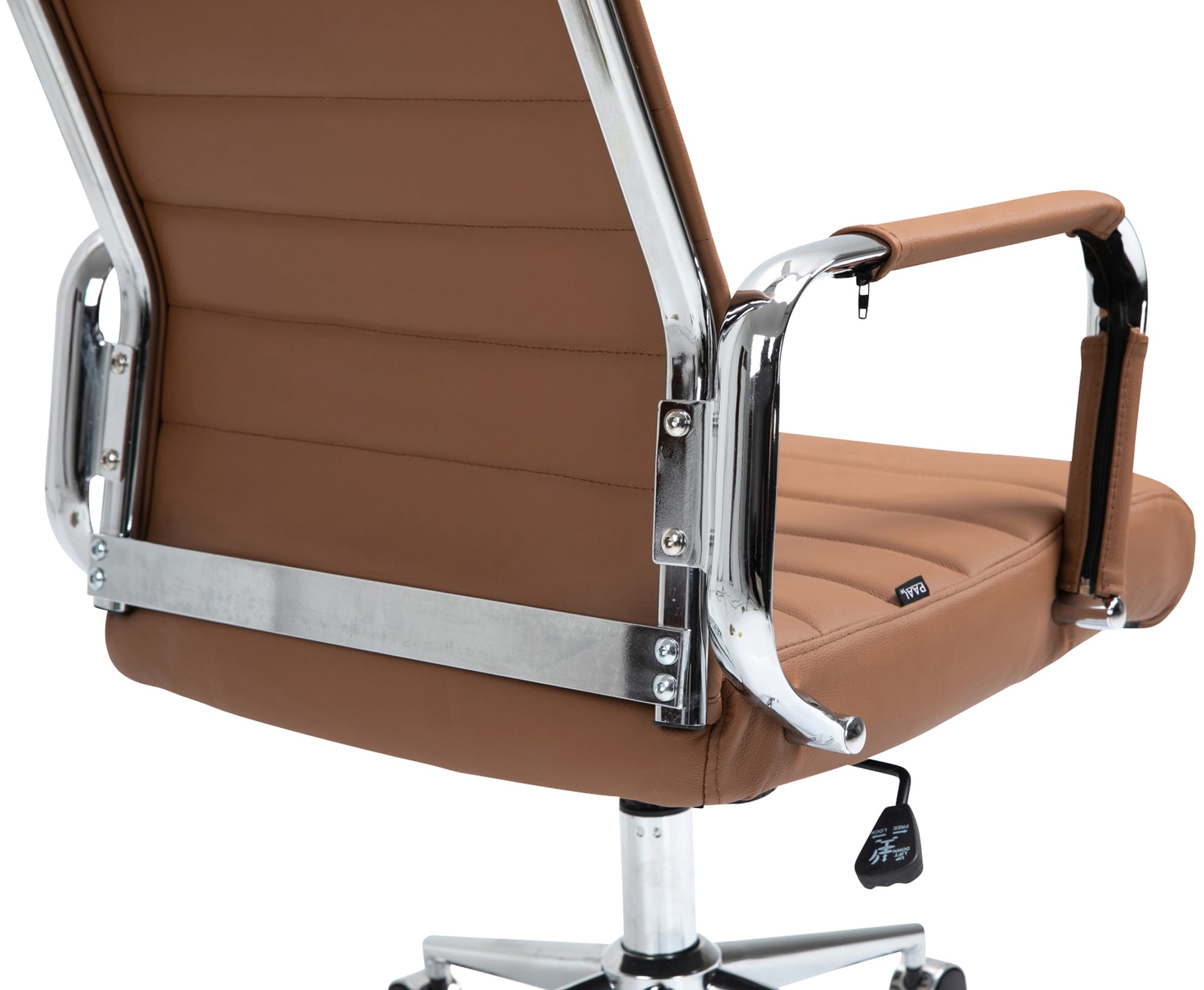 Chaise de bureau Kolumbus cuir véritable