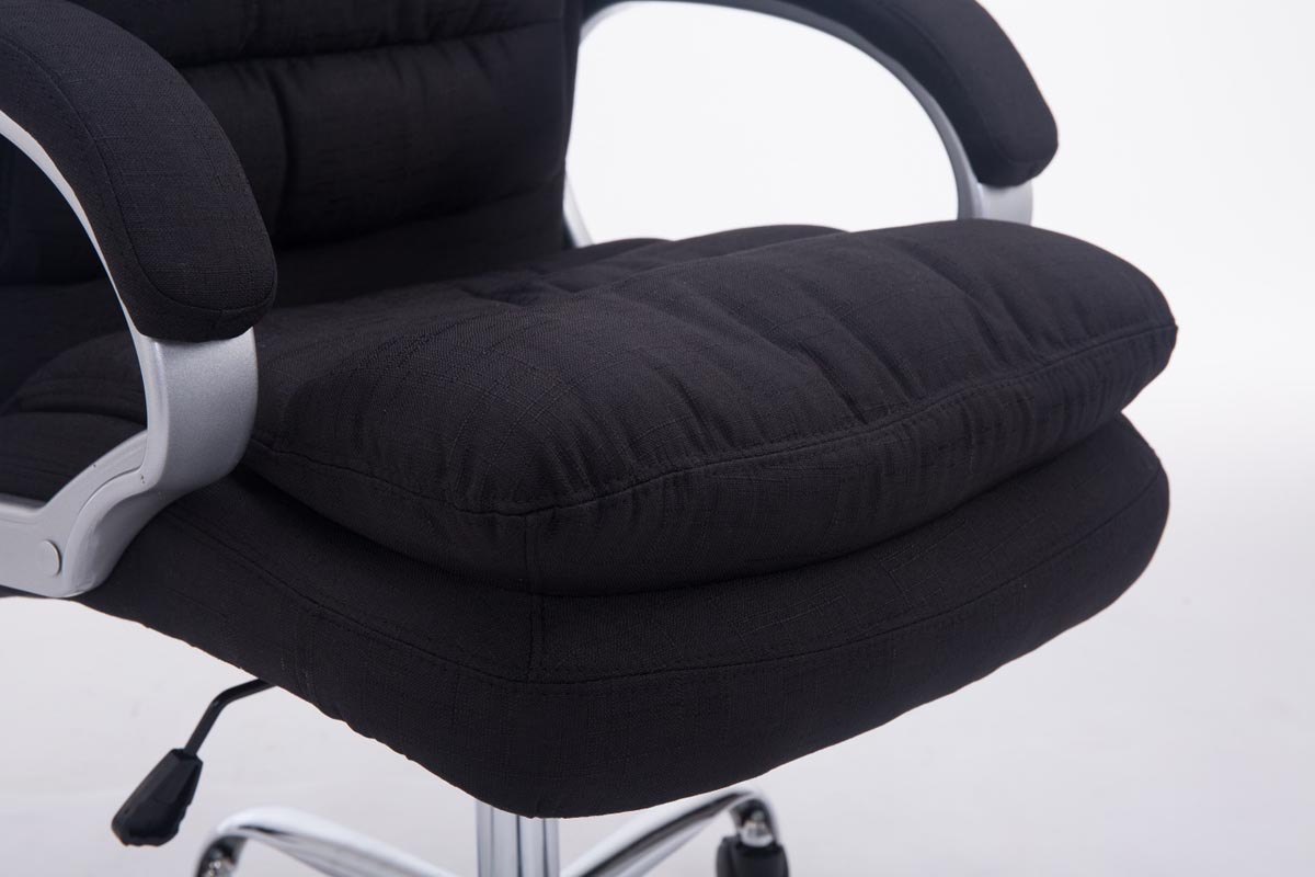 Fauteuil de bureau XXL Vancouver en tissu
