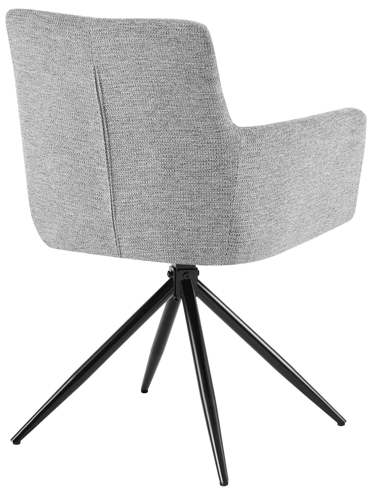 Lot de 2 chaises de salle à manger Jonah en tissu