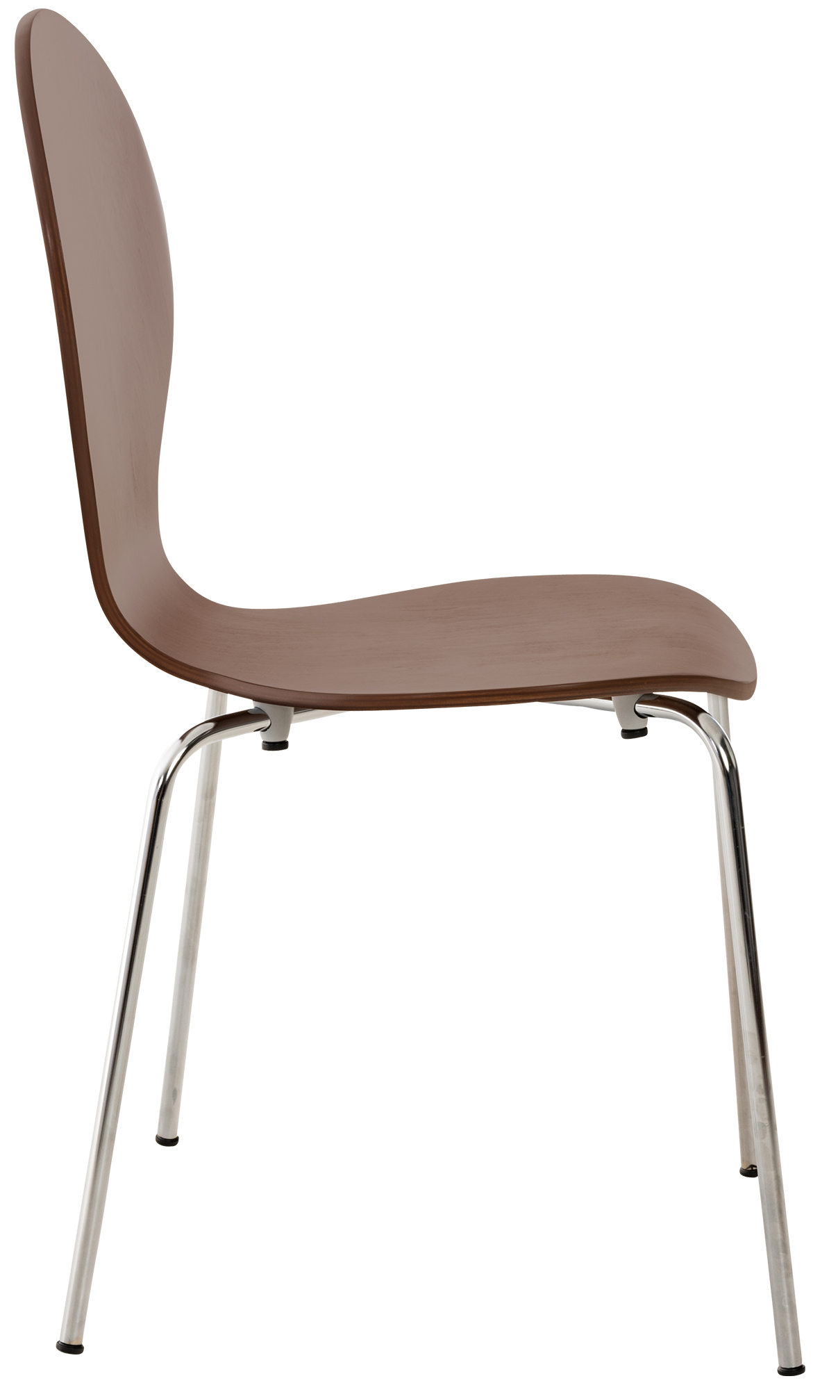Lot de 4 chaises empilables en bois Diego