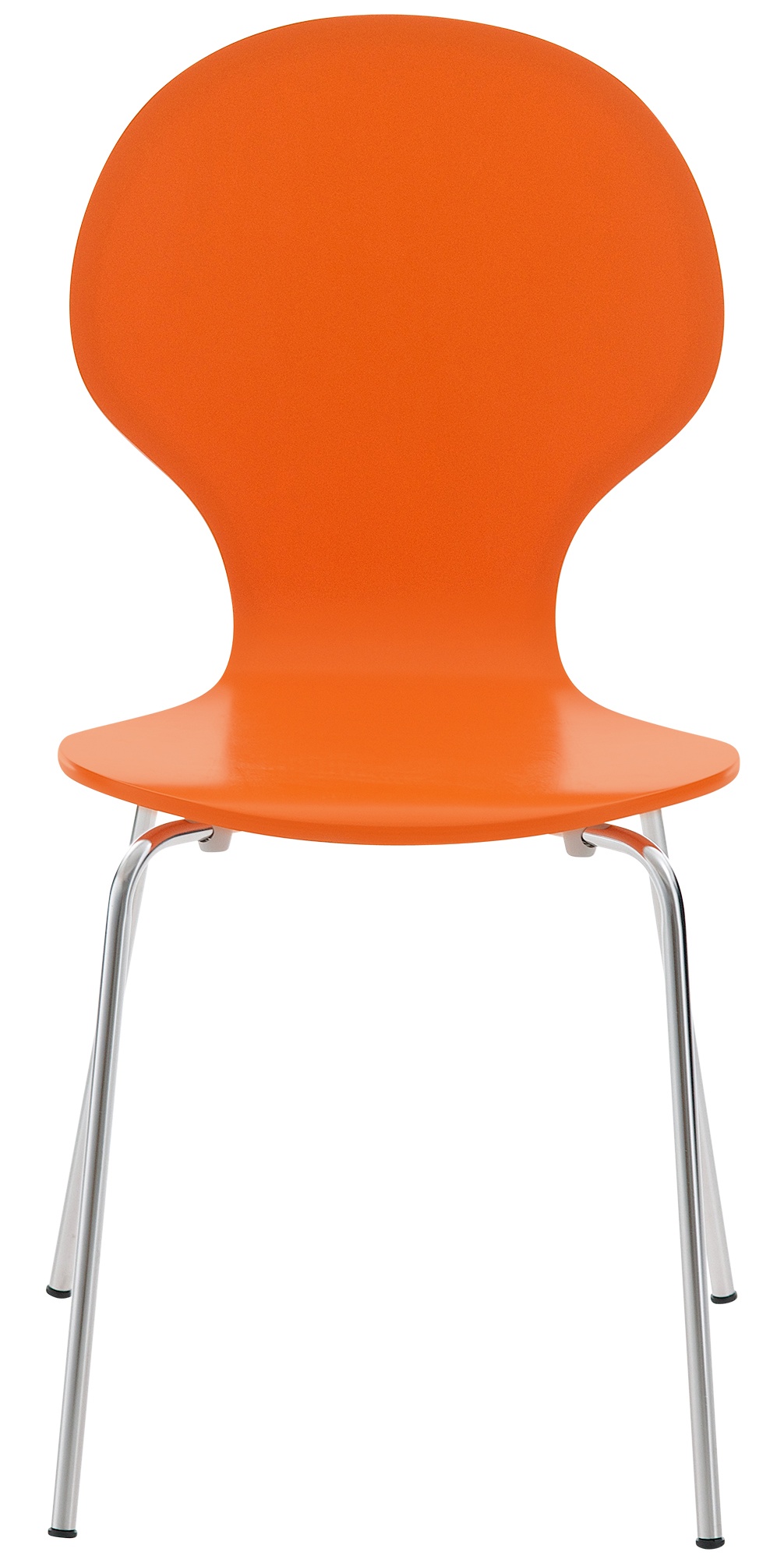 Lot de 4 chaises empilables en bois Diego