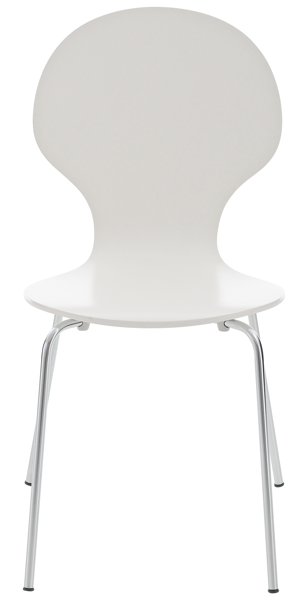 Lot de 4 chaises empilables en bois Diego