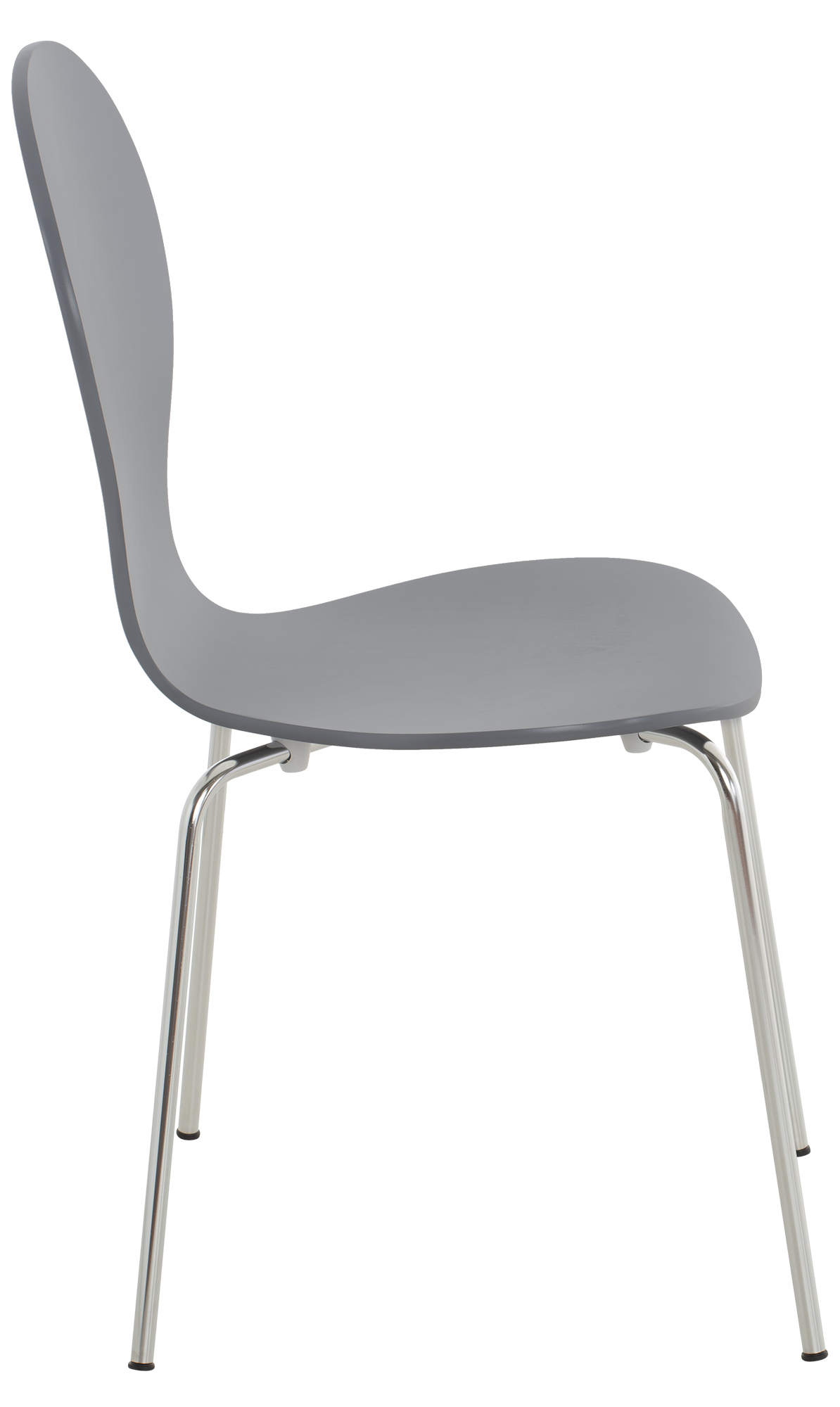Lot de 4 chaises empilables en bois Diego