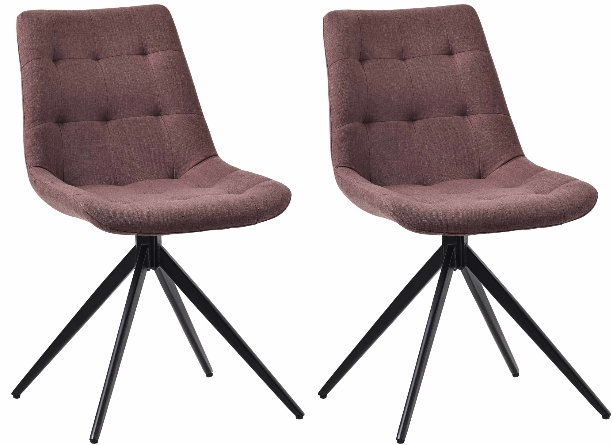 Lot de 2 chaises de salle à manger Merna