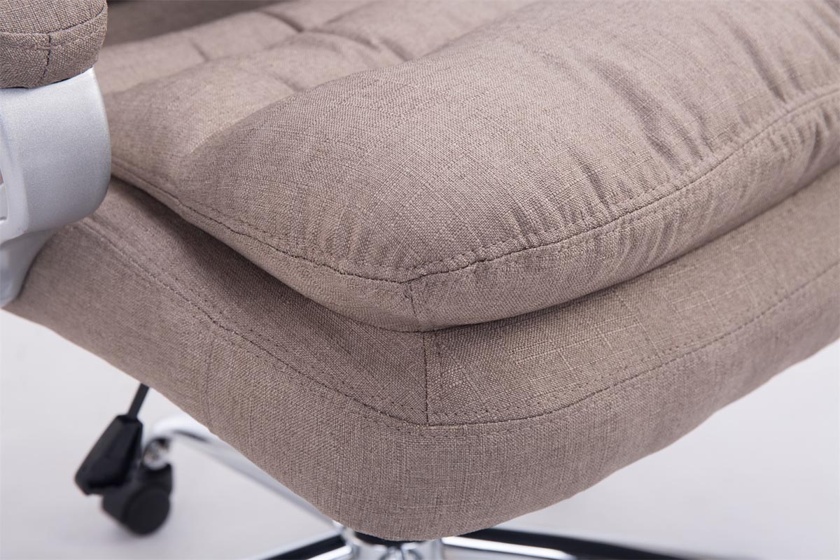 Fauteuil de bureau XXL Vancouver en tissu