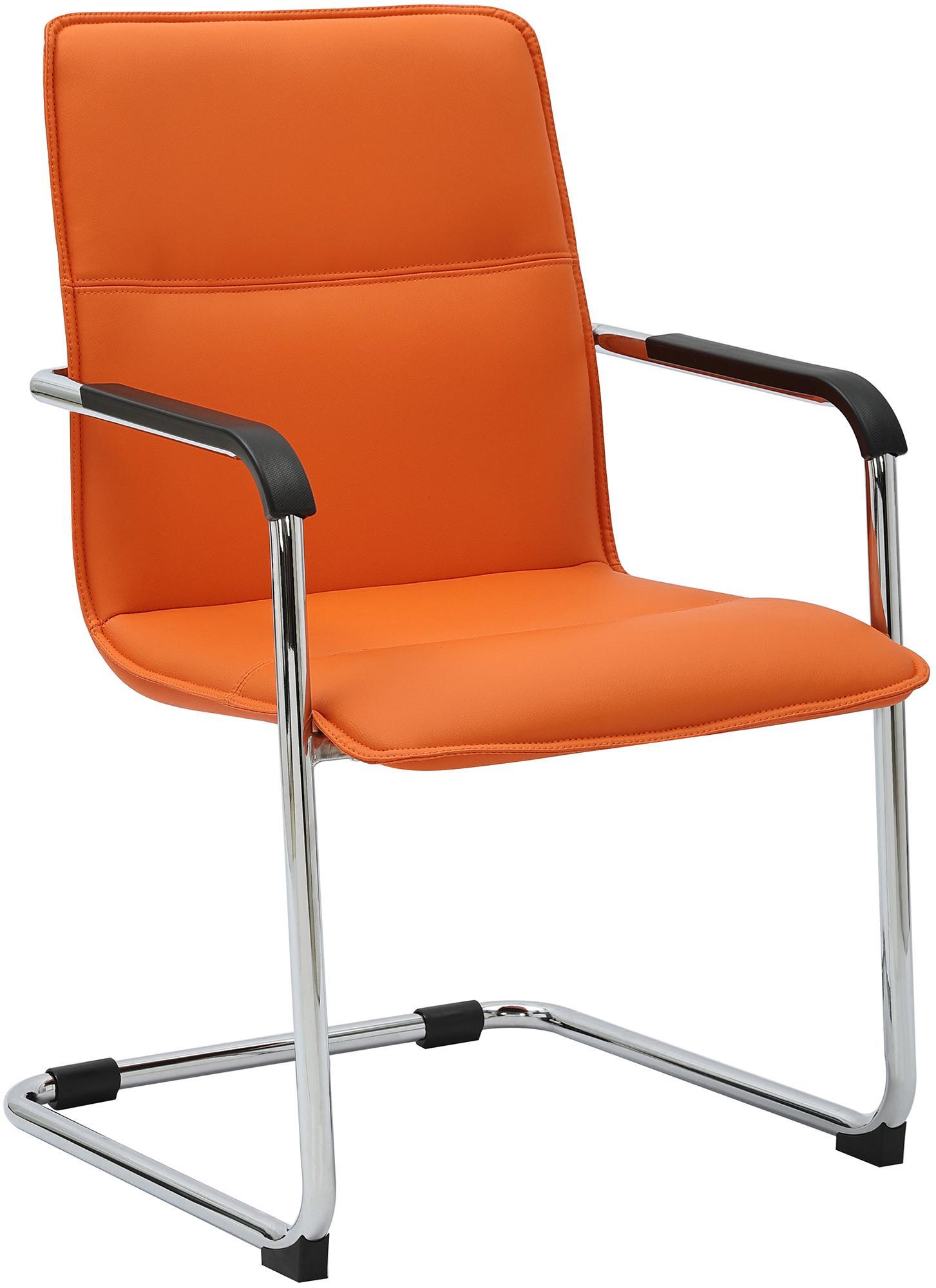 Chaise cantilever Seattle en similicuir