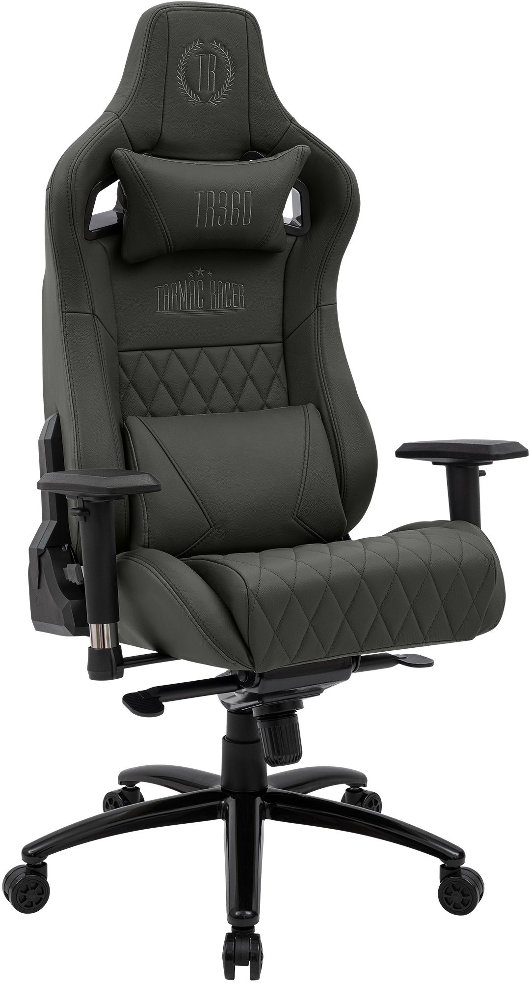 Fauteuil de bureau Keren revêtement en cuir véritable