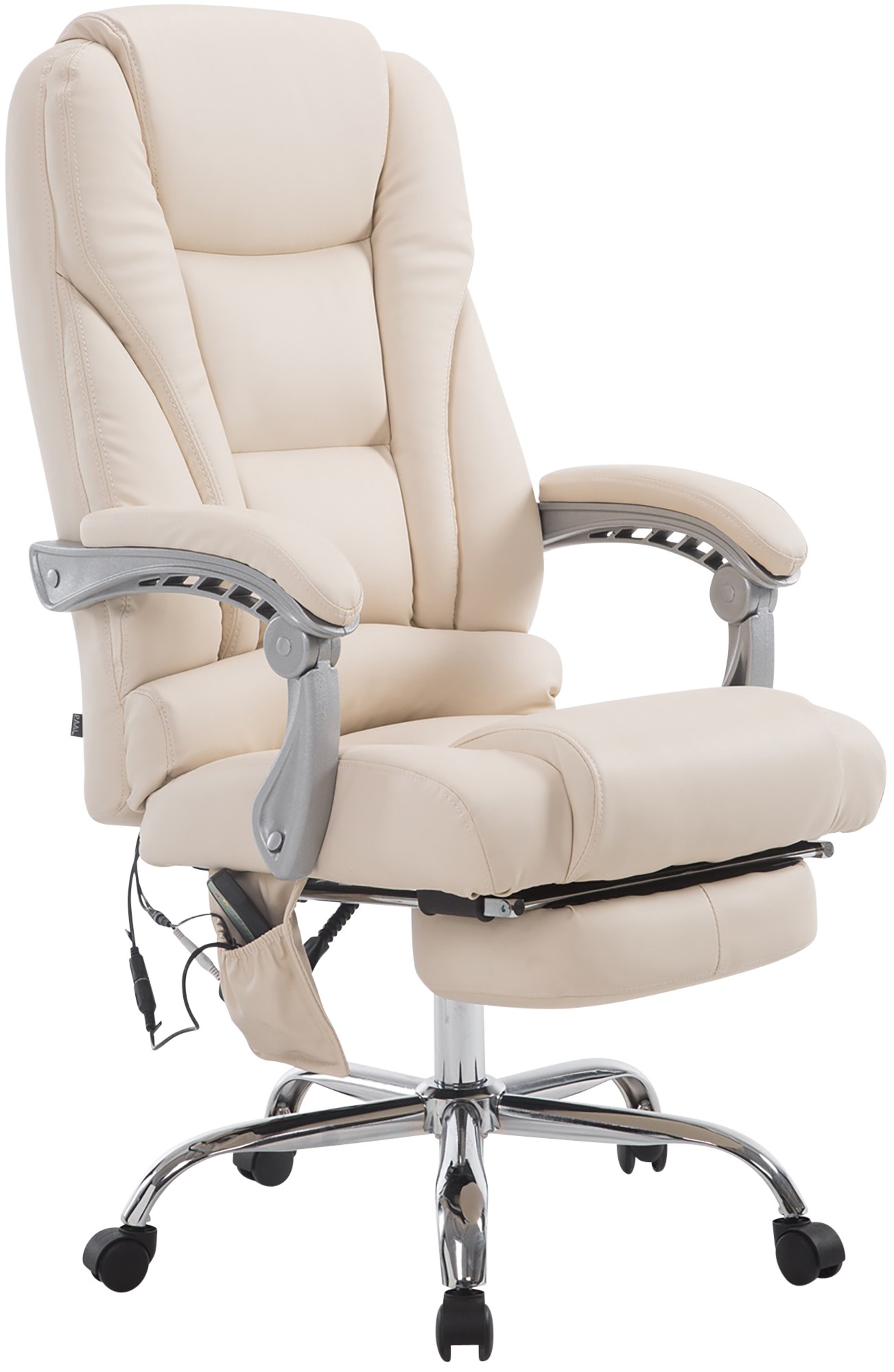 Chaise de bureau Pacific avec fonction massage simili cuir