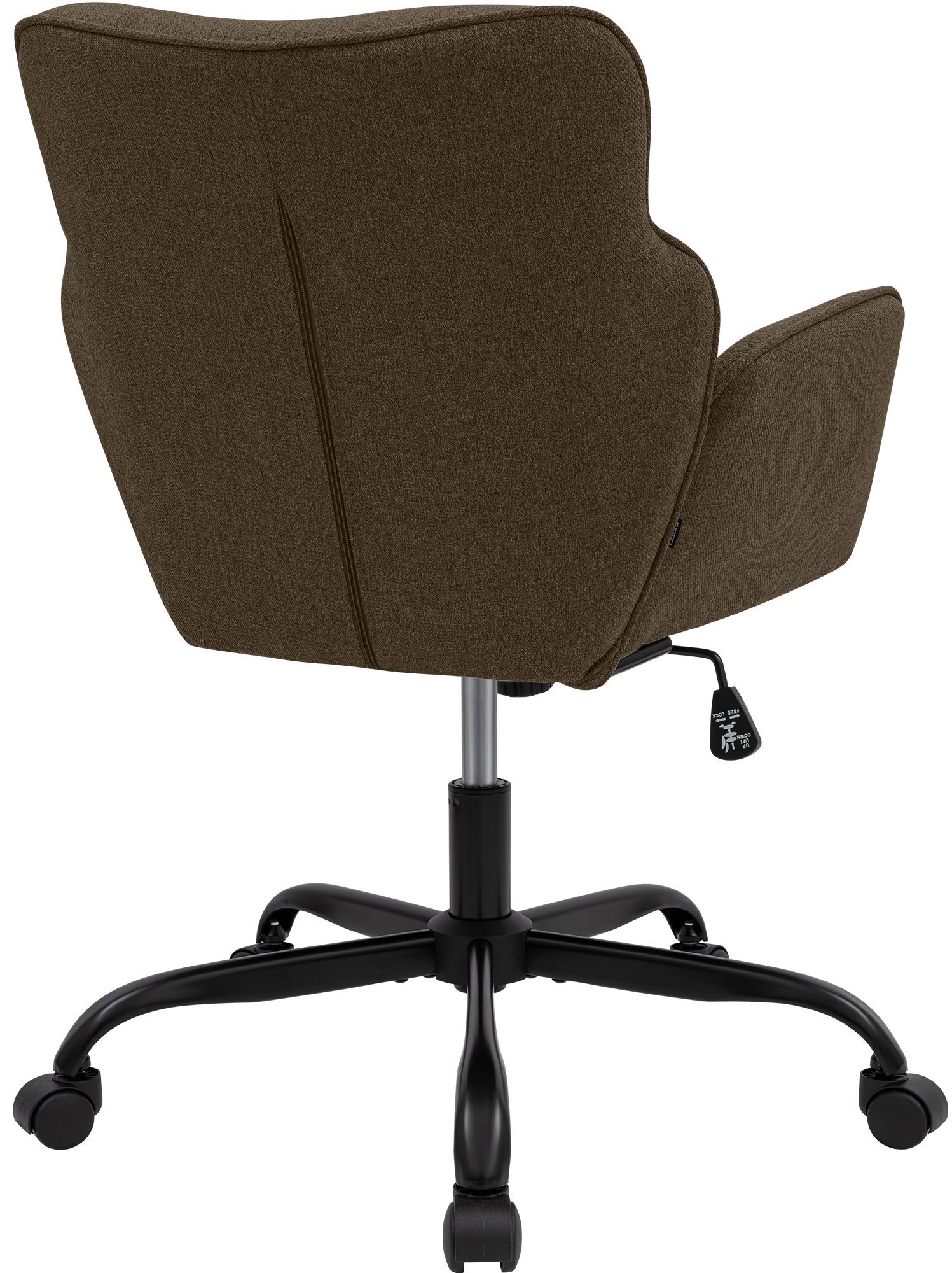 Chaise de bureau Amado en tissu