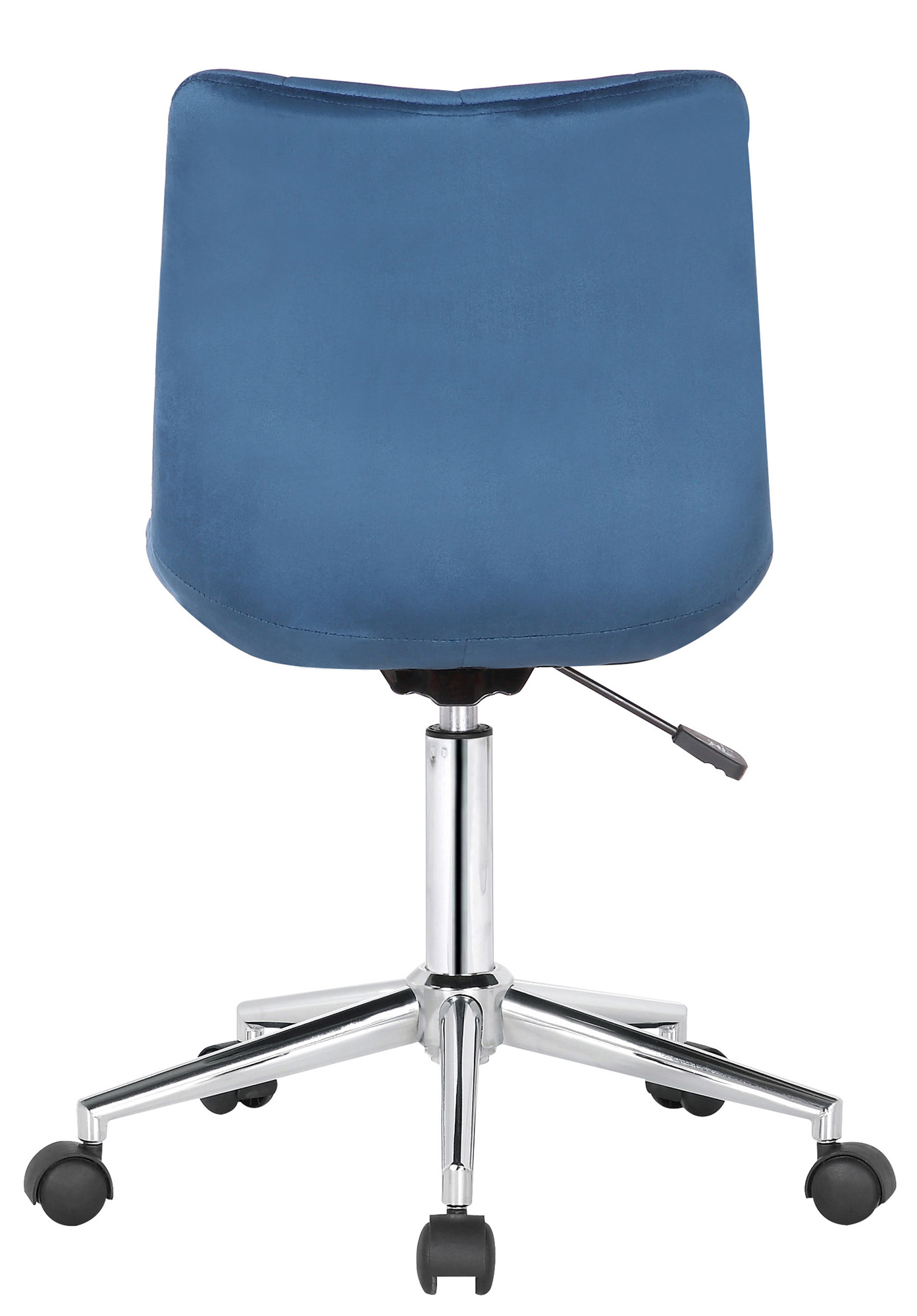 Chaise de bureau pivotant Medford en Velours avec Hauteur ajustable et Roulettes