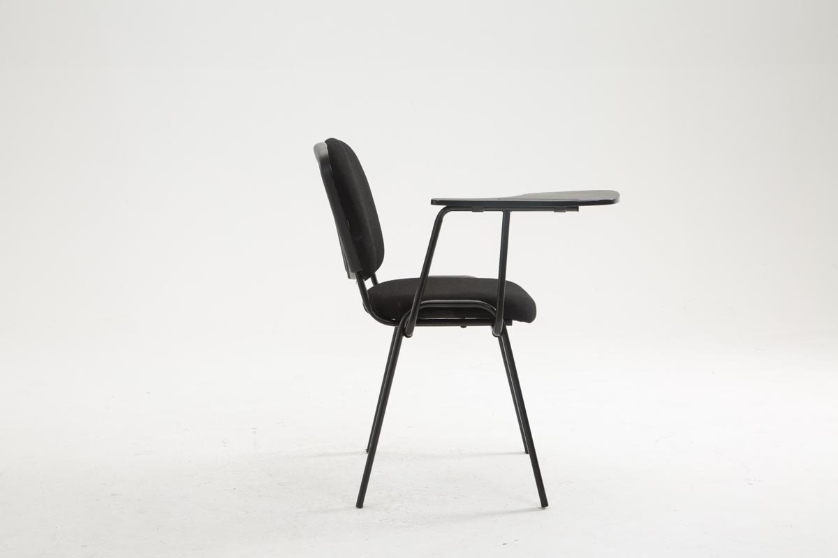 Chaise Ken en tissu avec tablette rabattable