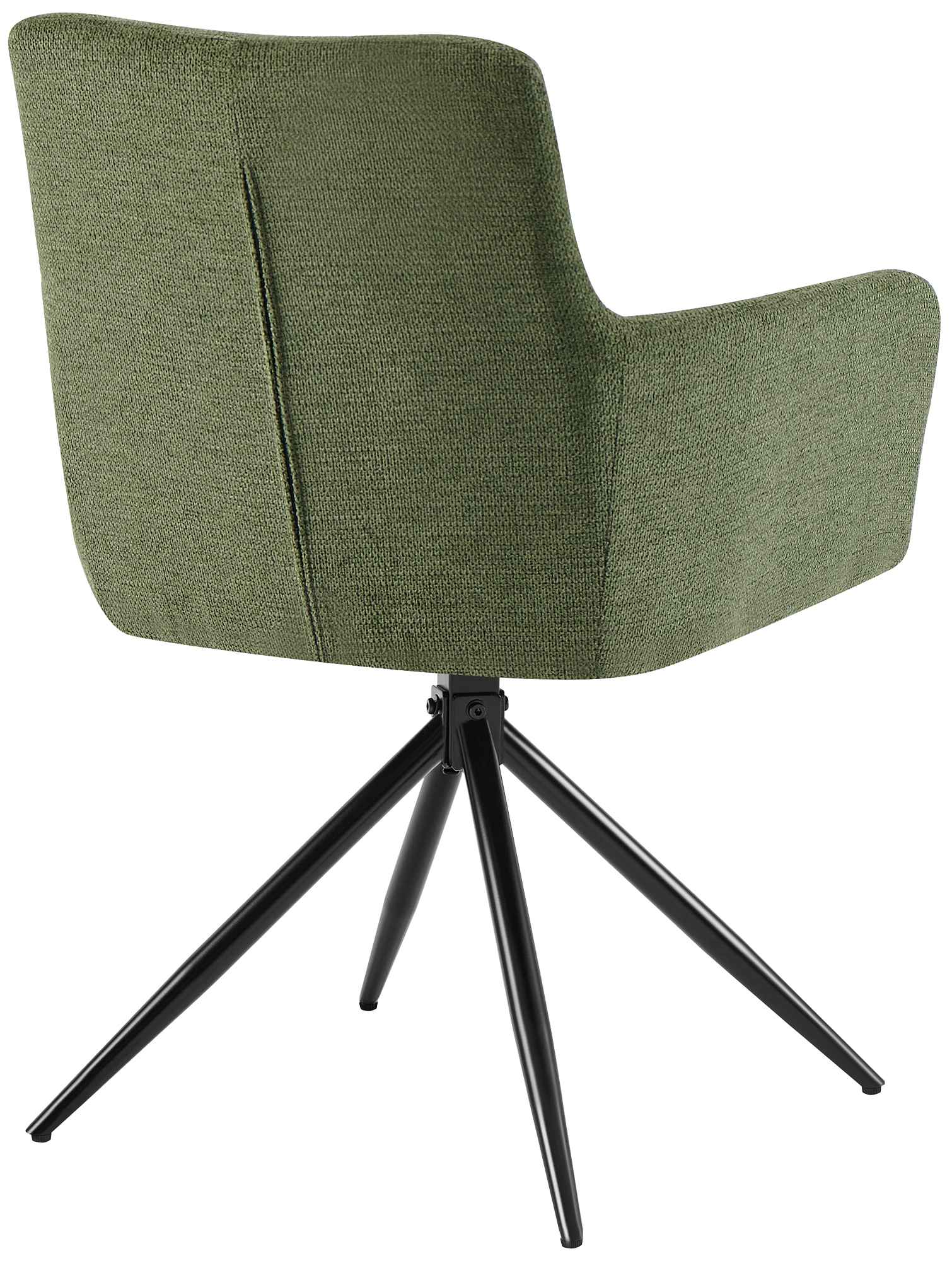 Lot de 2 chaises de salle à manger Jonah en tissu