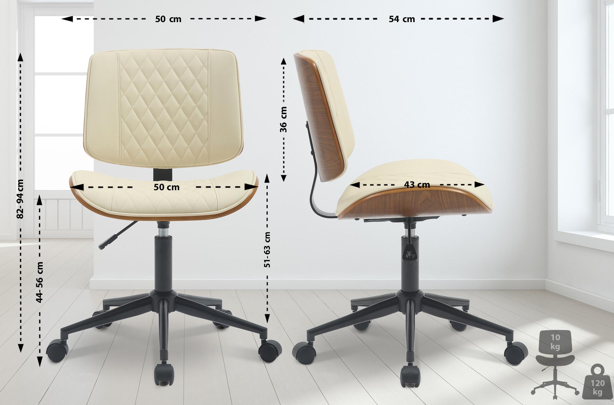 Chaise de bureau Plover similicuir
