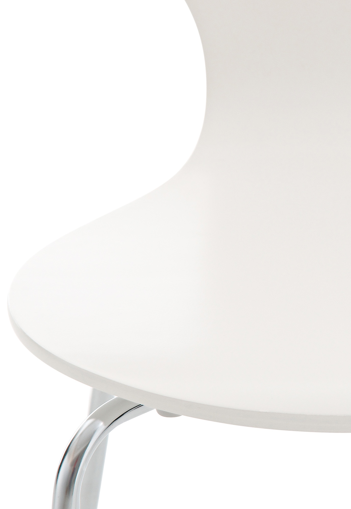 Lot de 4 chaises empilables en bois Diego
