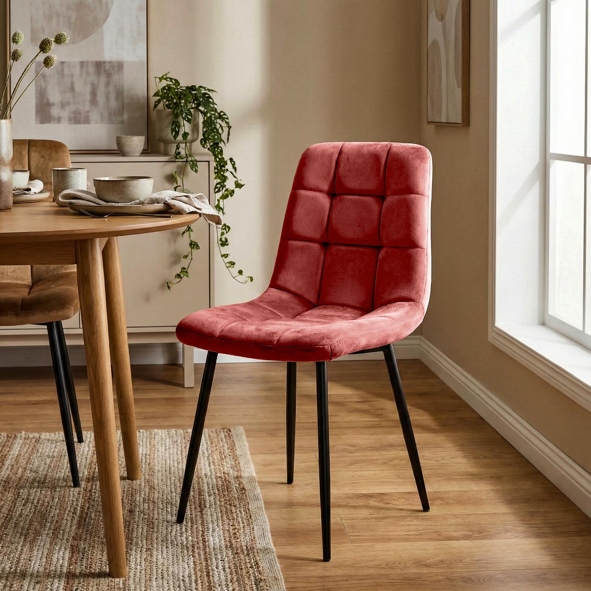 Lot de 4 chaises de salle a manger Antibes