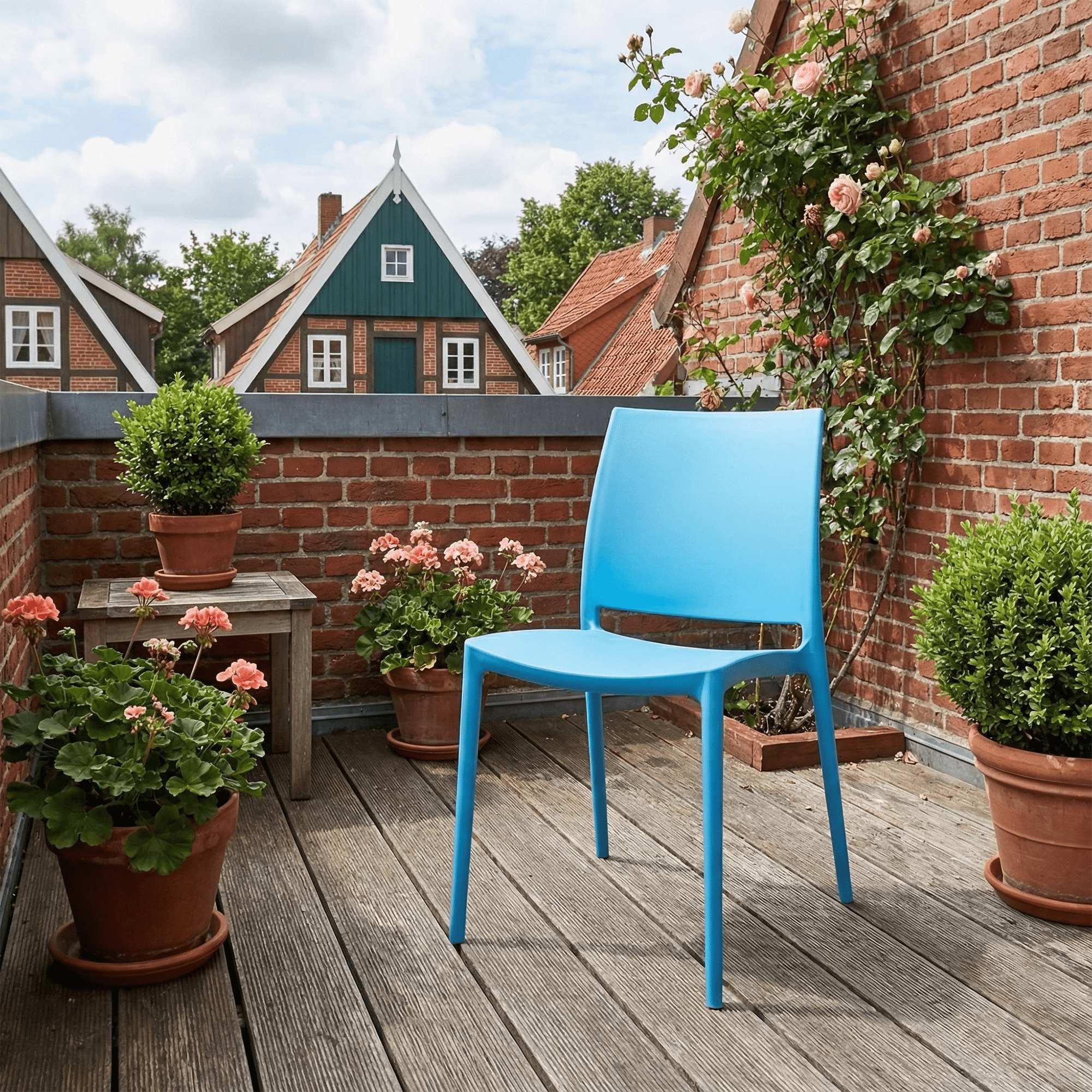 Lot de 2 chaises de jardin Meton
