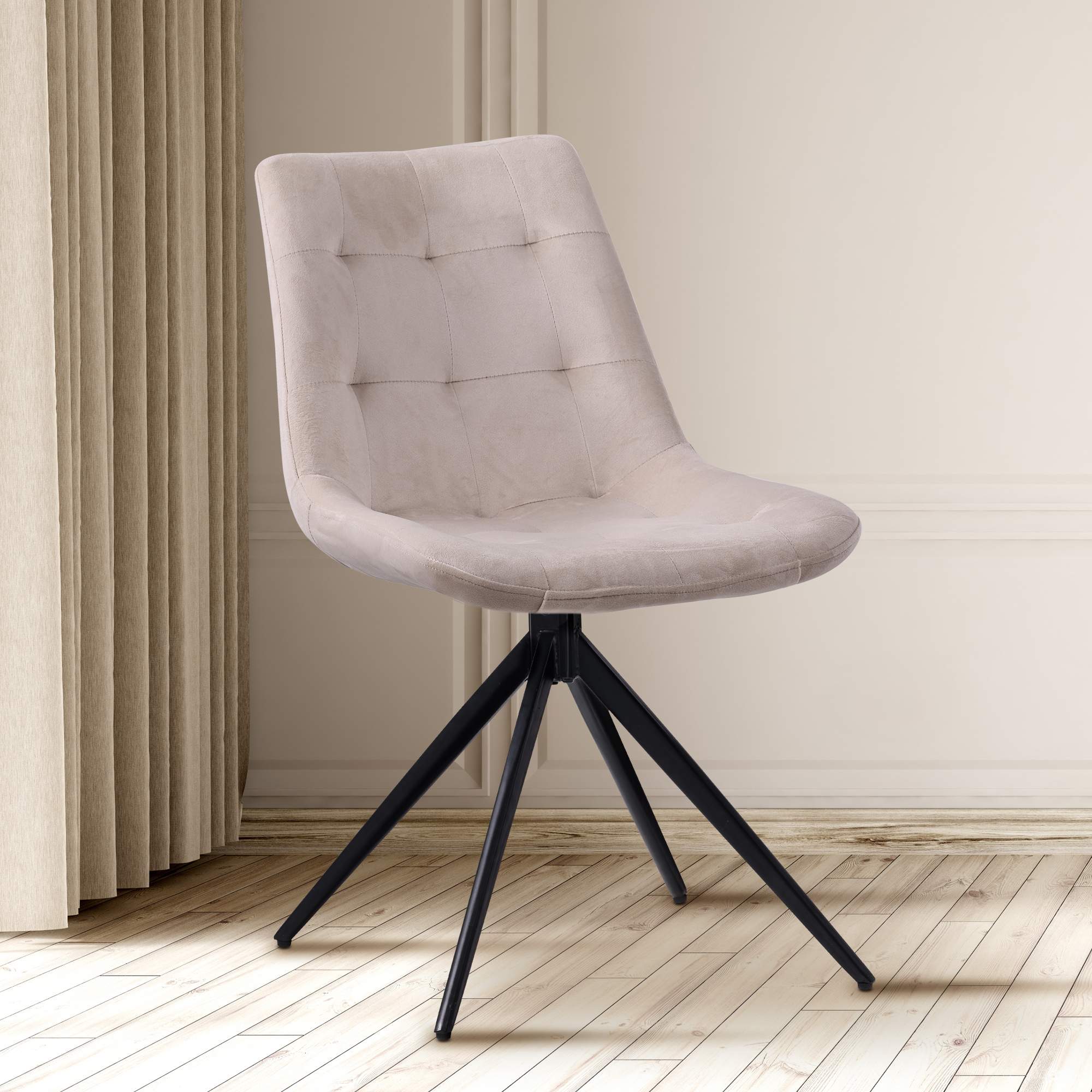 Lot de 2 chaises de salle à manger Merna