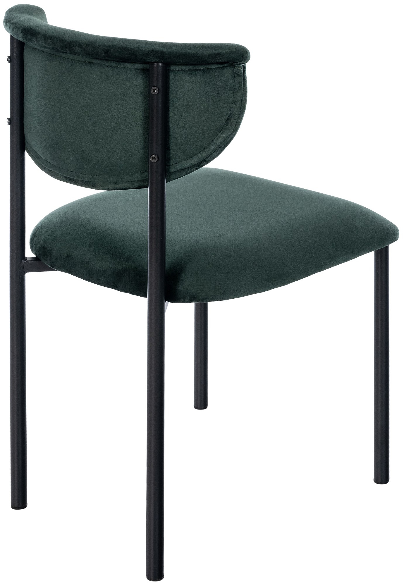 Lot de 2 chaises de salle à manger Gambell en velours