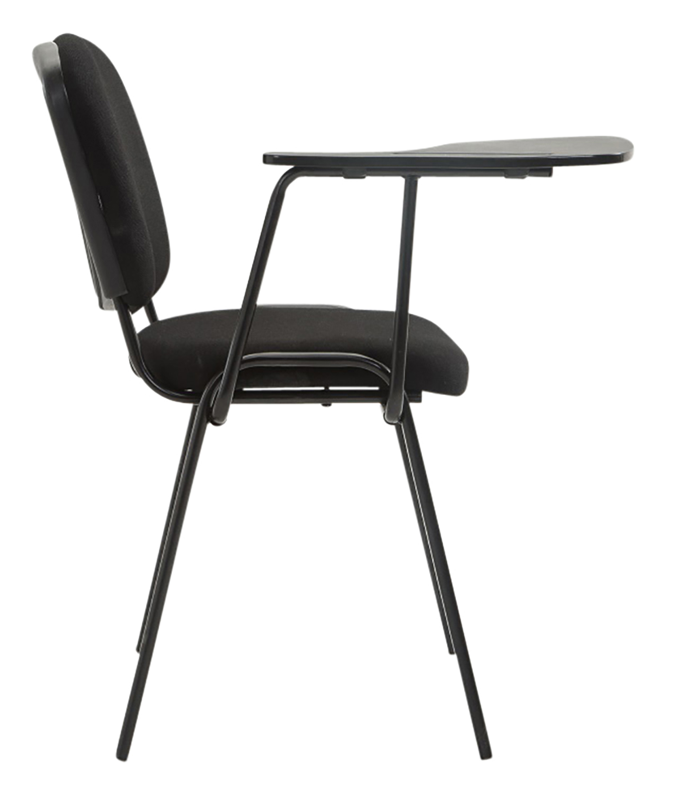 Lot de 4 Chaises Ken en tissu avec tablette rabattable