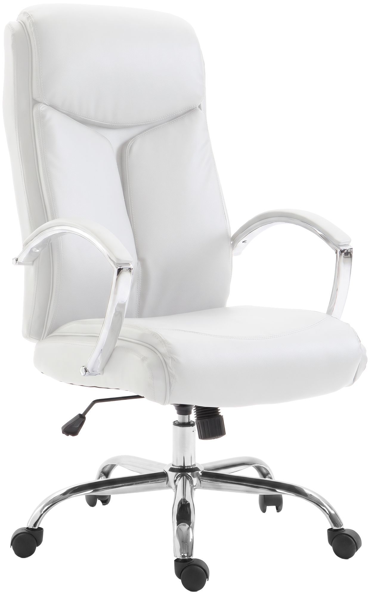 Chaise de bureau Arlen aspect cuir
