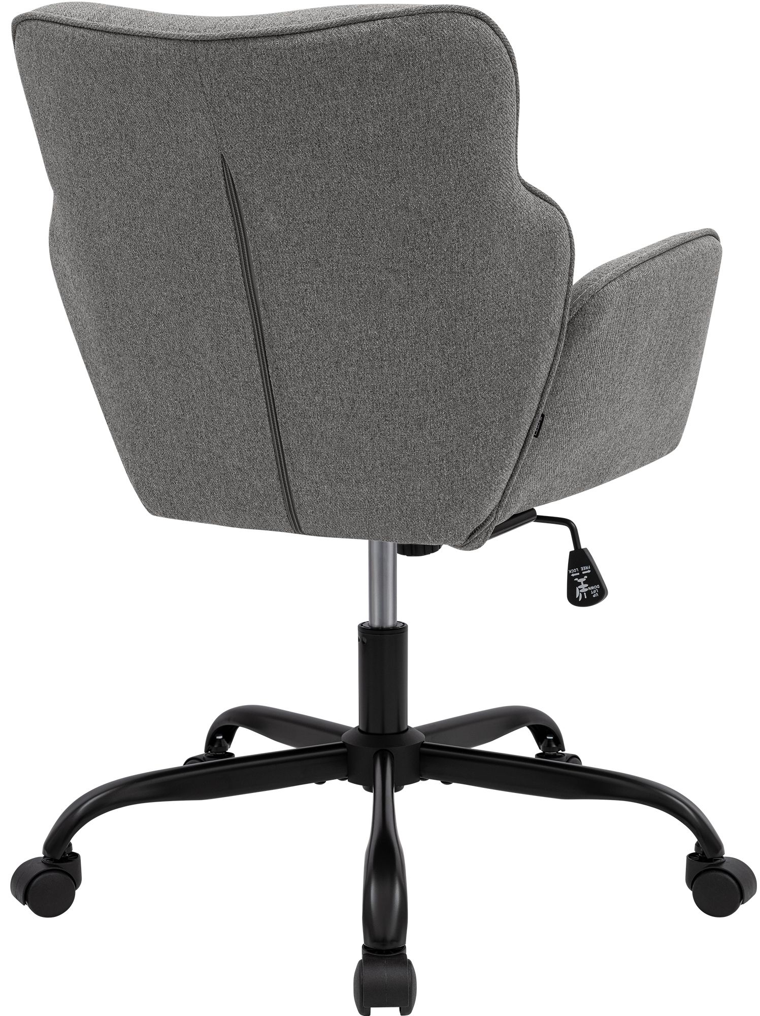 Chaise de bureau Amado en tissu