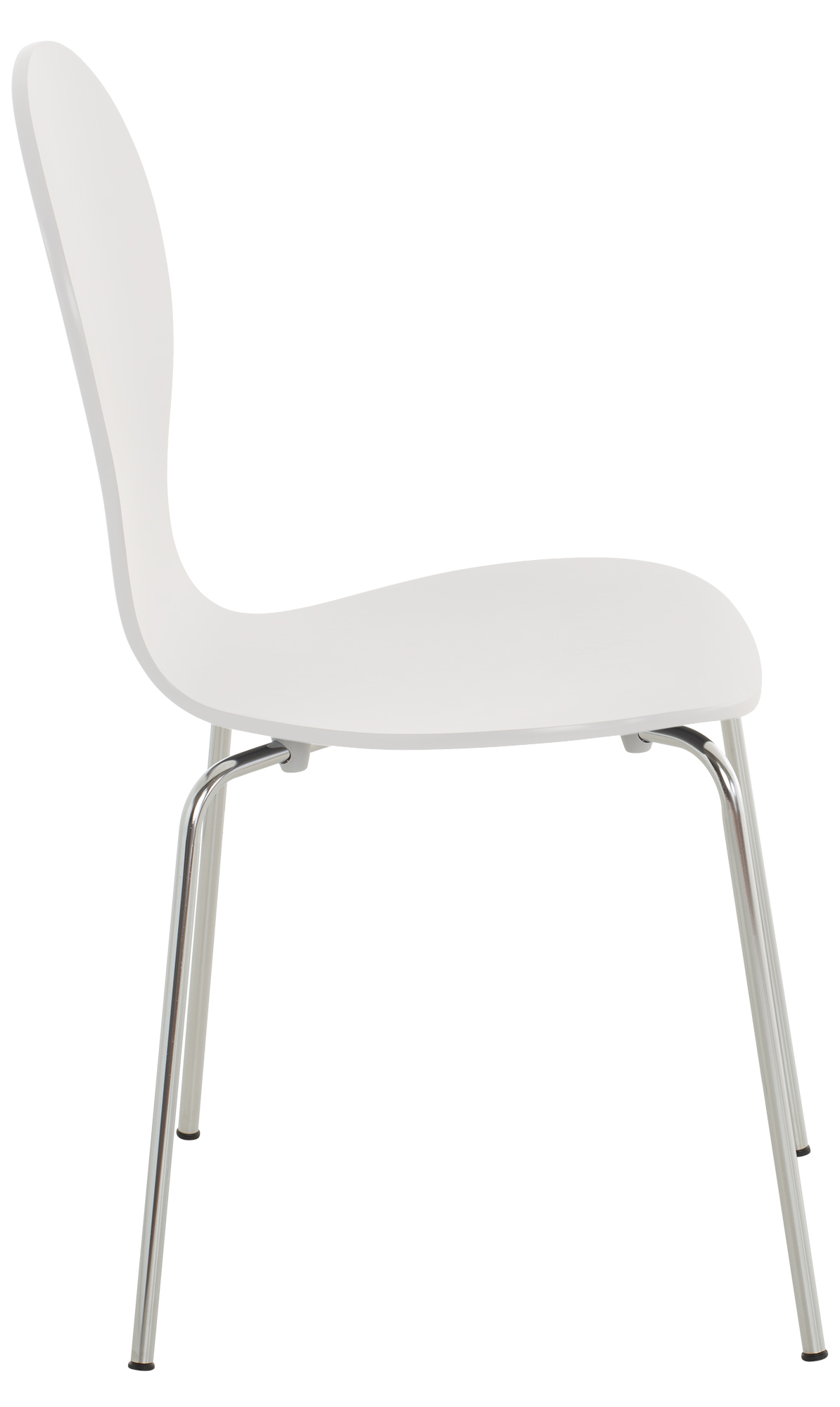 Lot de 4 chaises empilables en bois Diego