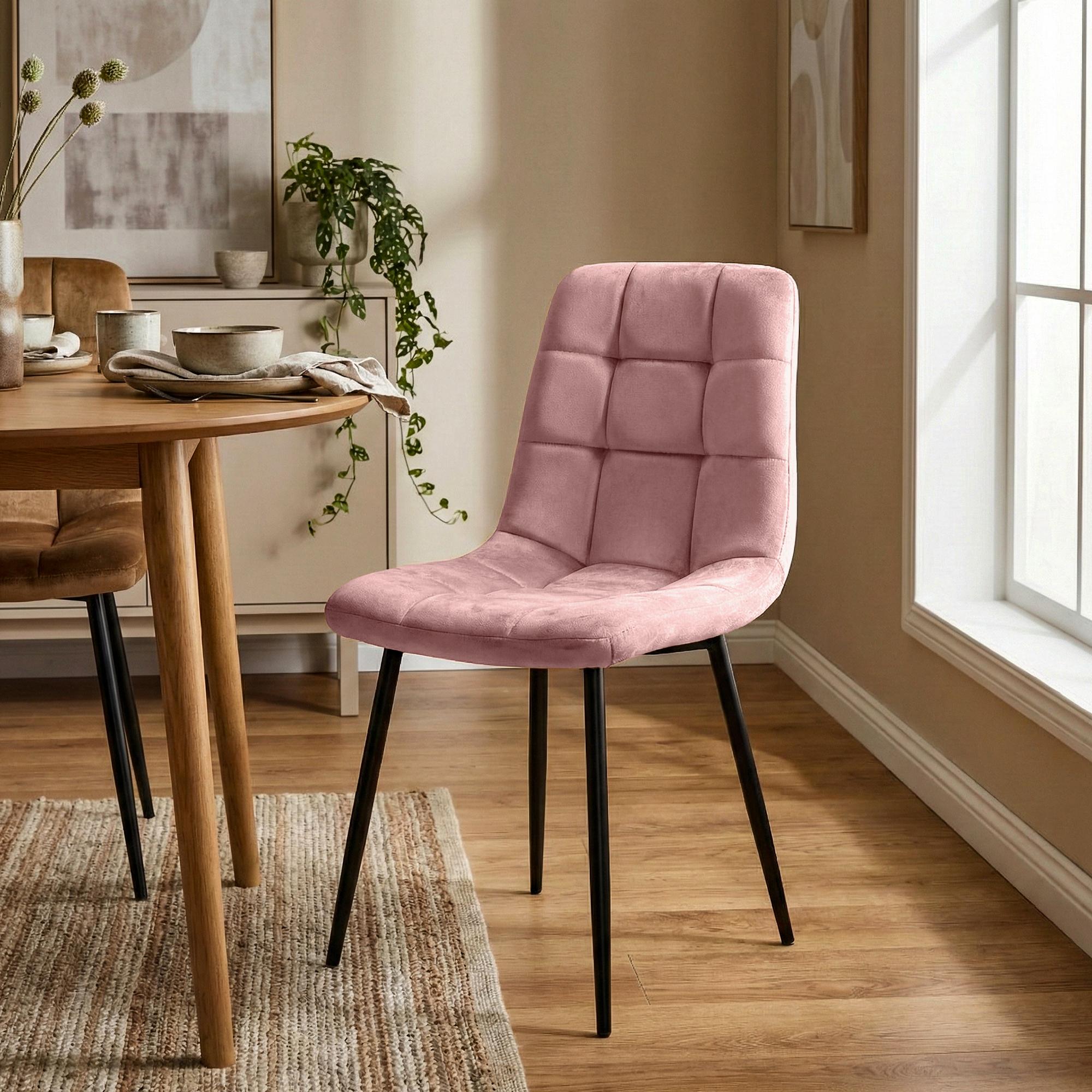 Lot de 4 chaises de salle a manger Antibes