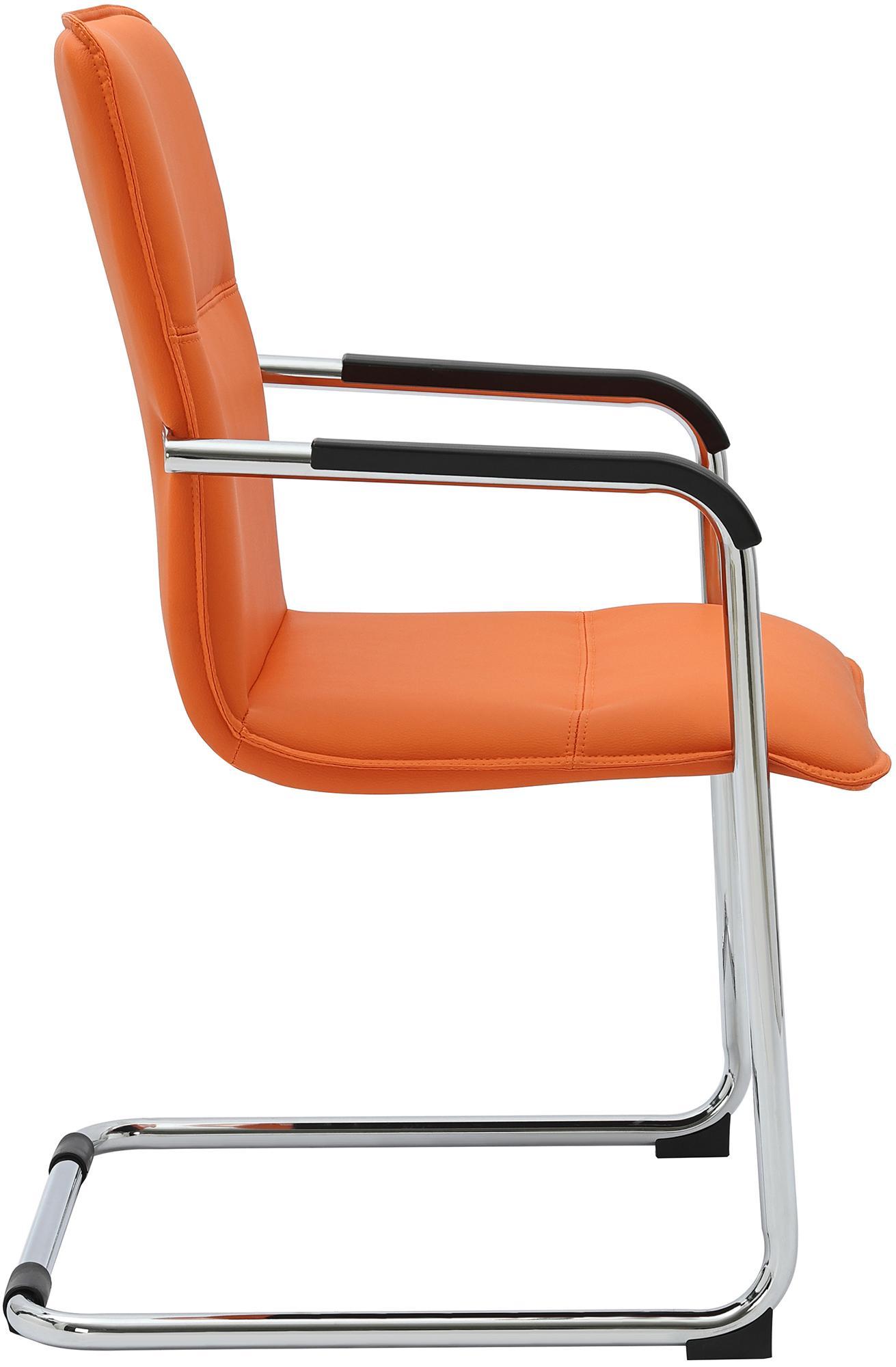 Chaise cantilever Seattle en similicuir