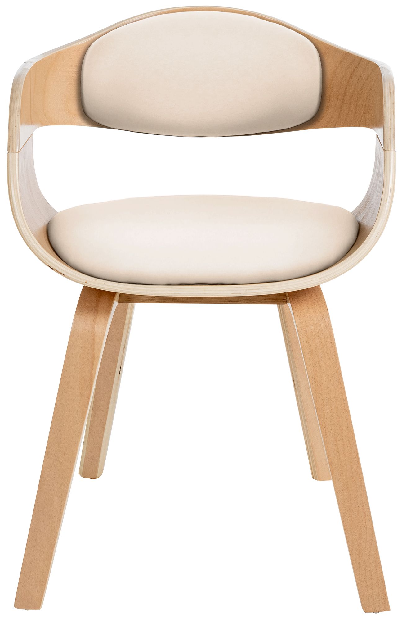 Lot de 2 chaises de salle à manger Kingston en similicuir