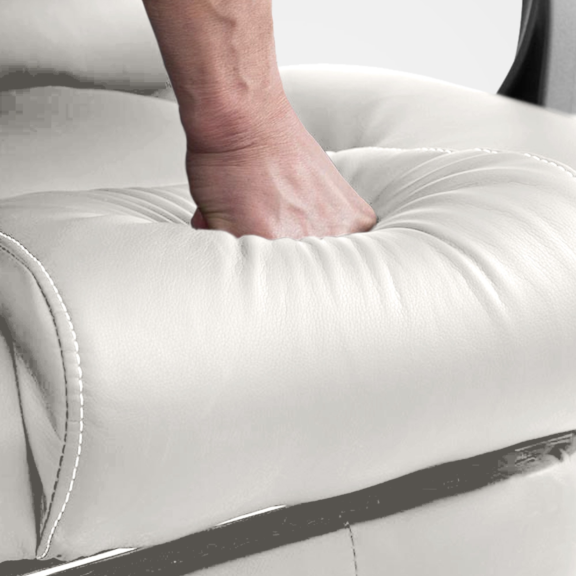 Chaise de bureau Pacific avec fonction massage simili cuir