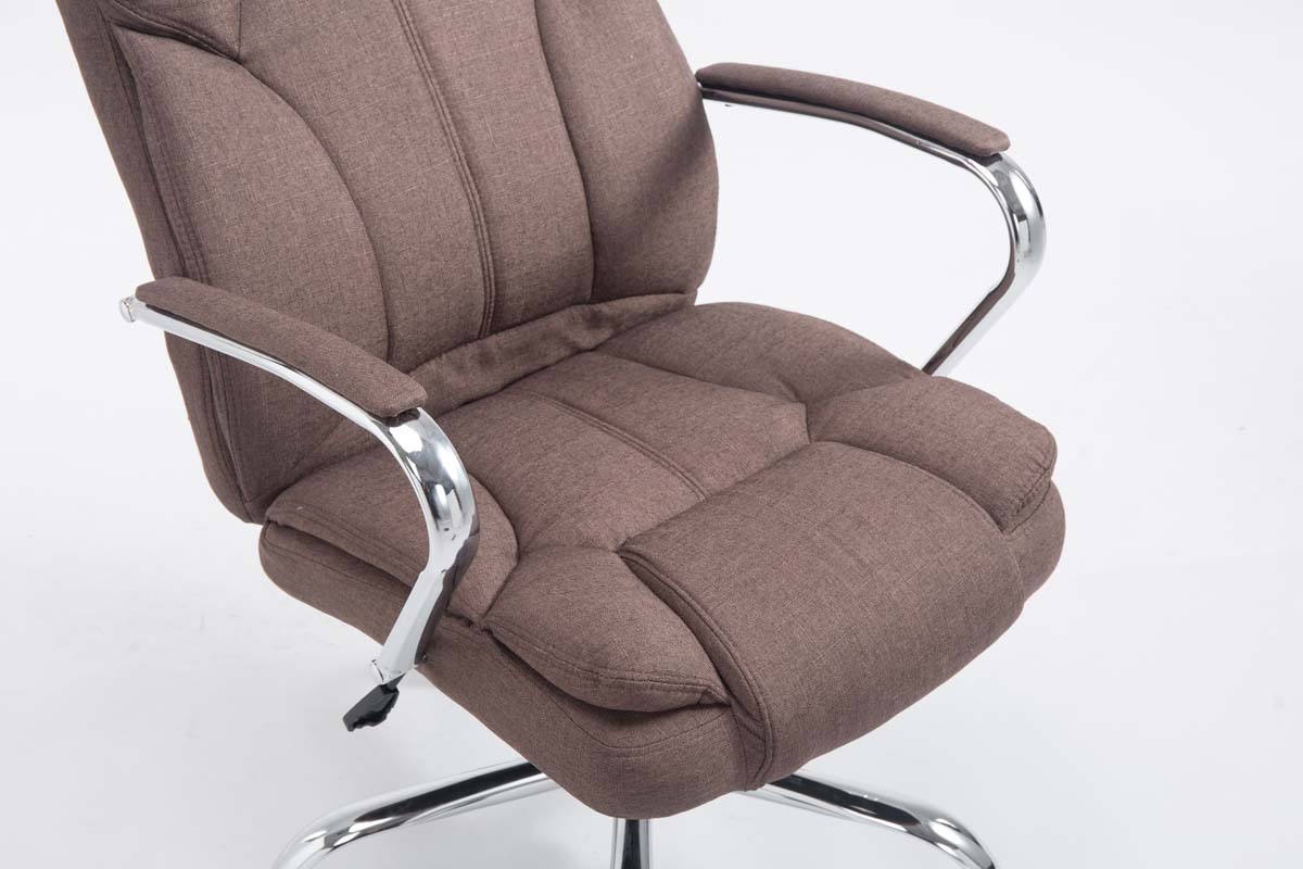Fauteuil de bureau XXL Xanthos en Tissu  capacité de charge 210 kg