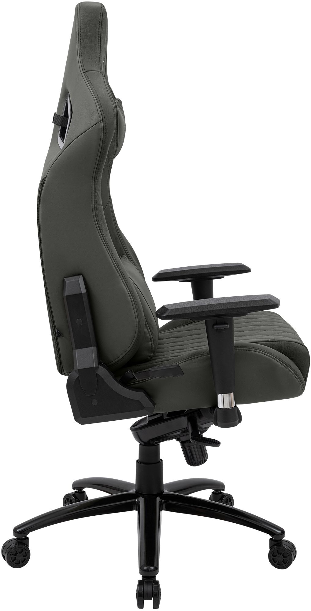 Fauteuil de bureau Keren revêtement en cuir véritable