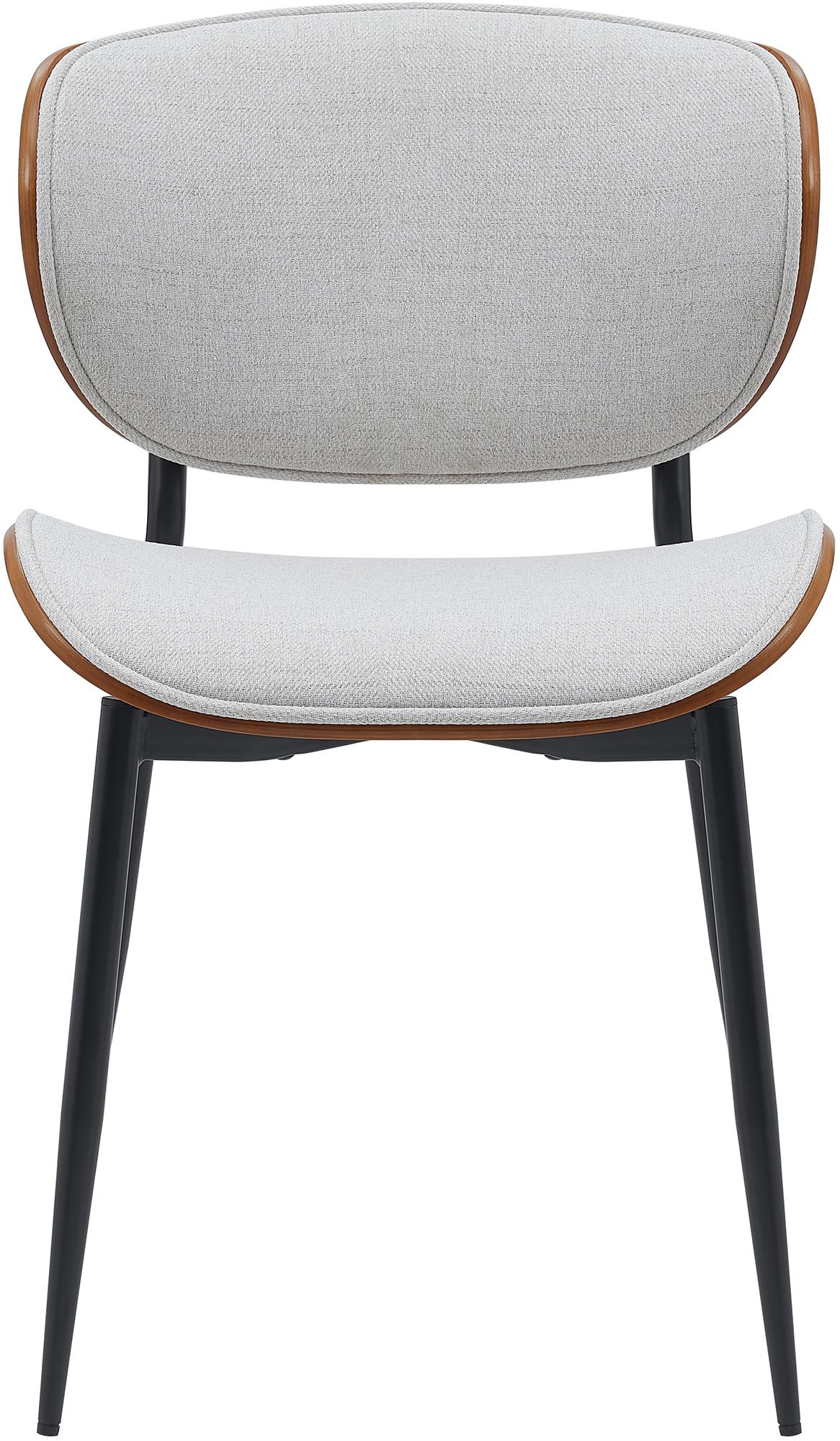 Lot de 2 chaises visiteurs Enid en similicuir ou en tissu