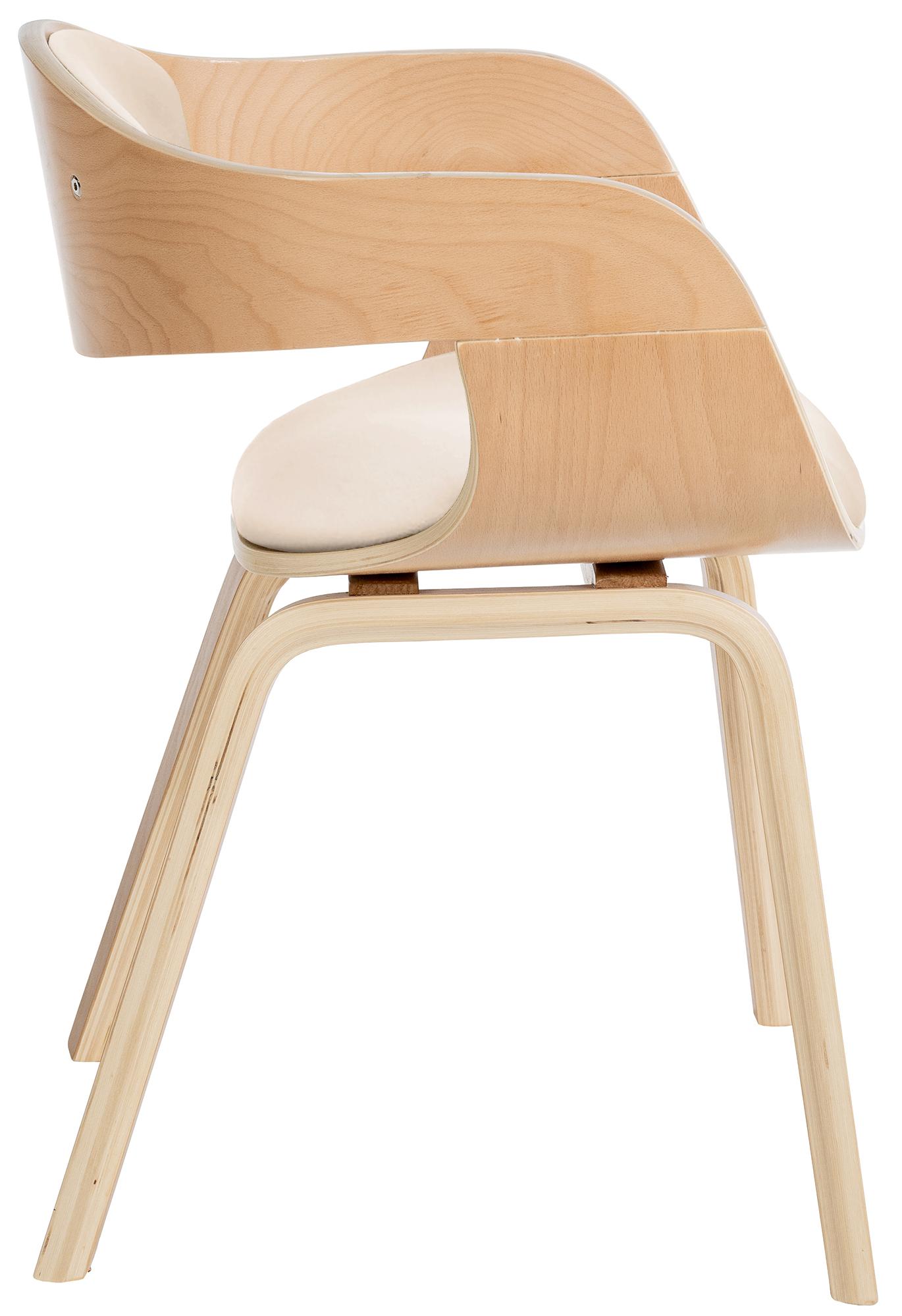 Lot de 2 chaises de salle à manger Kingston en similicuir