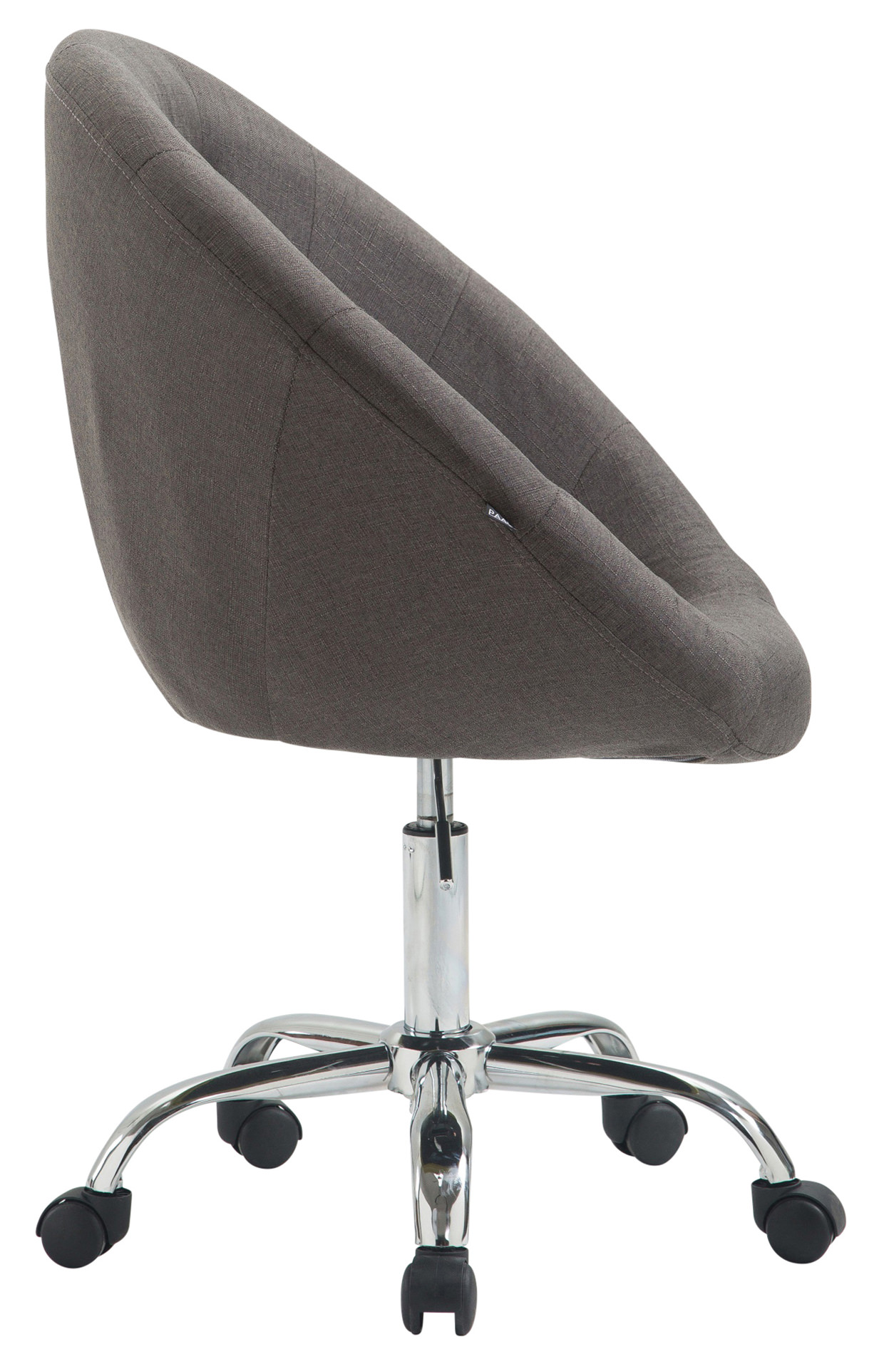 CLP Chaise de Bureau London V2 en Tissu avec Hauteur ajustable et Siège pivotant