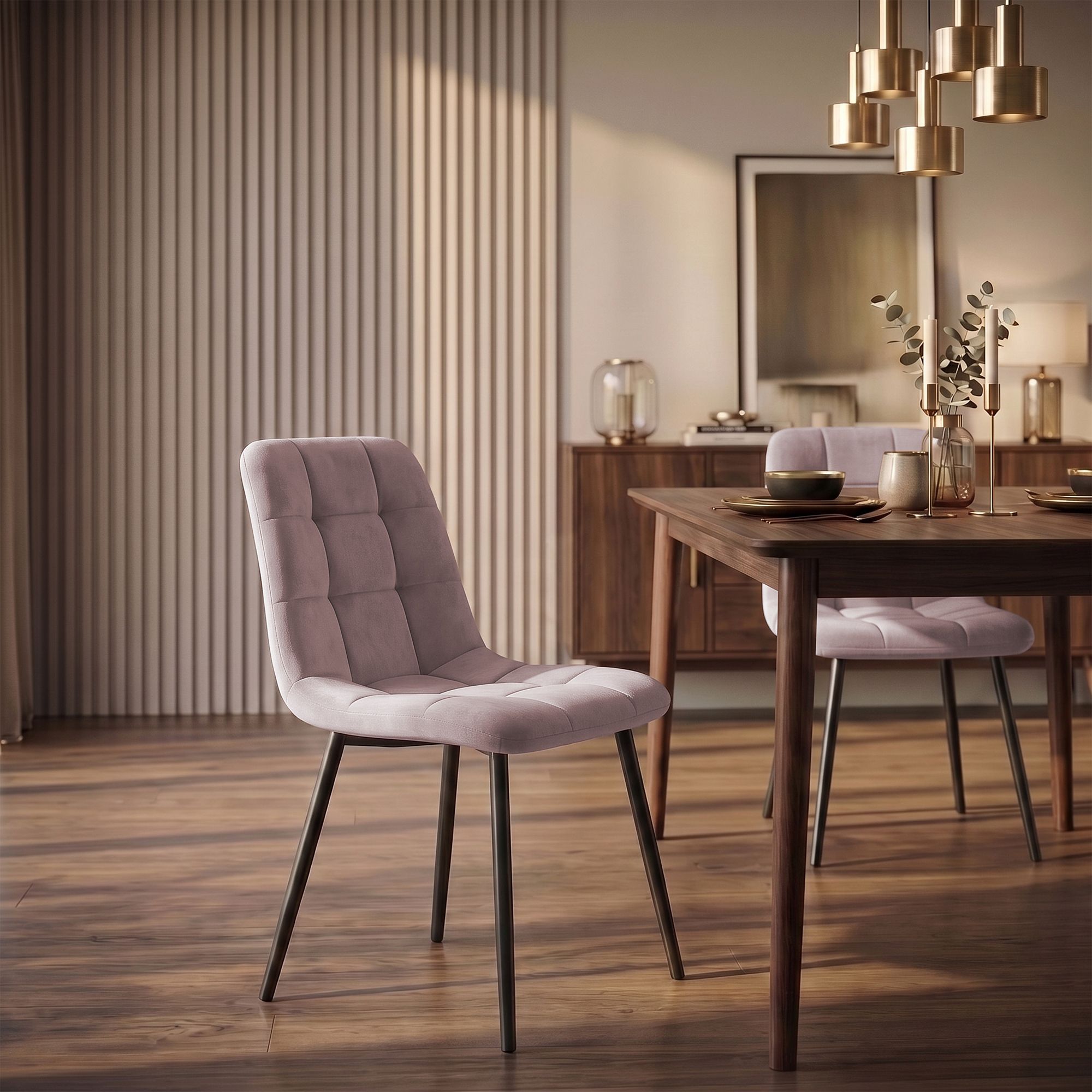 Lot de 4 chaises de salle à manger Tilde