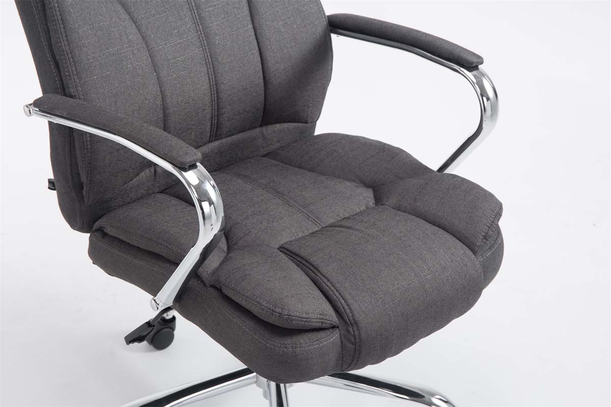 Fauteuil de bureau XXL Xanthos en Tissu  capacité de charge 210 kg
