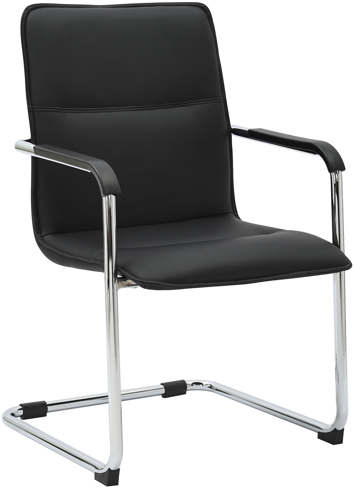 Chaise cantilever Seattle en similicuir