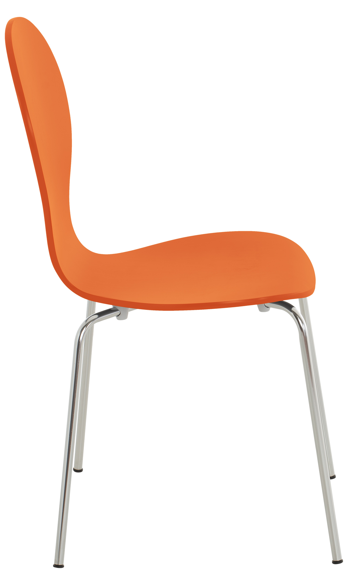 Lot de 4 chaises empilables en bois Diego