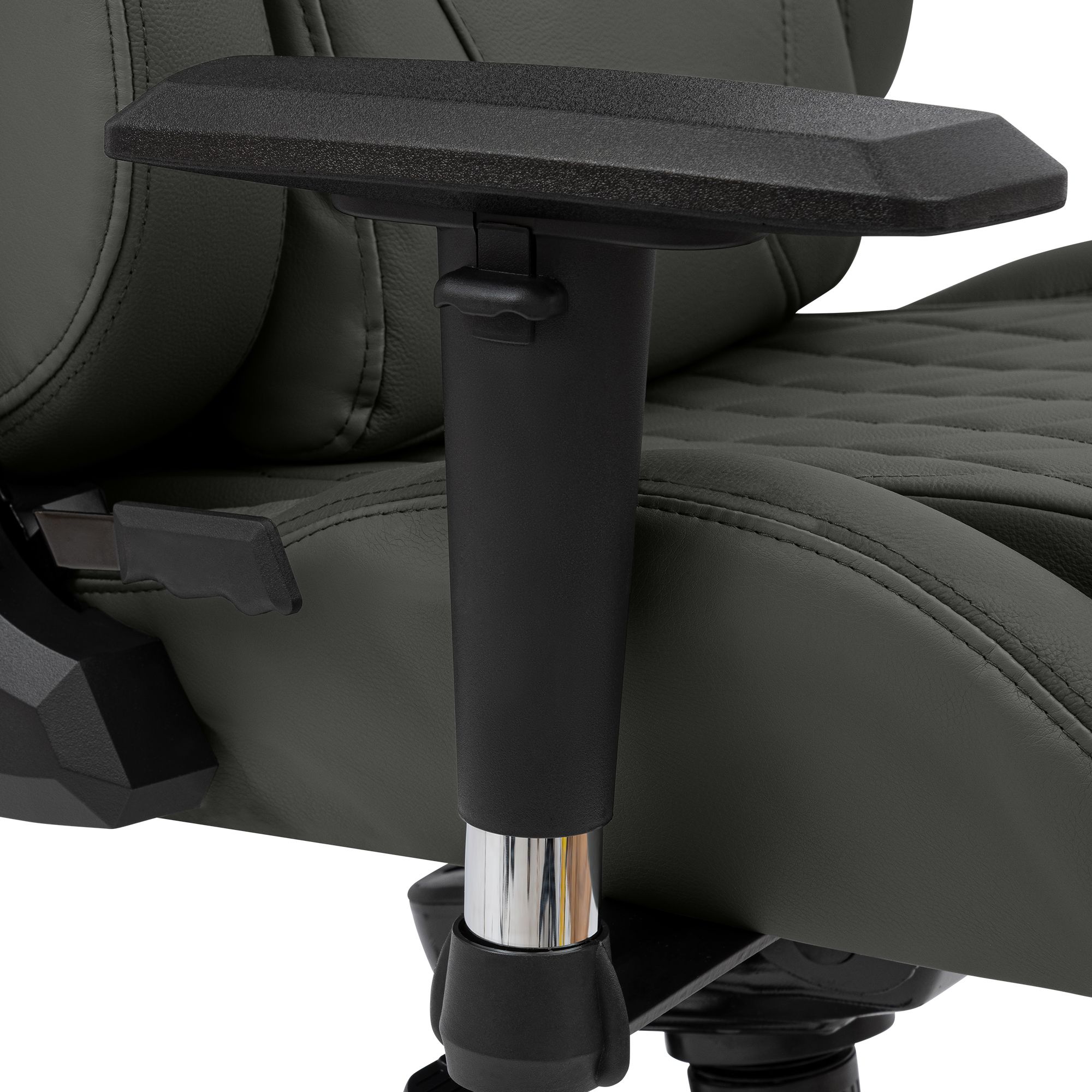 Fauteuil de bureau Keren revêtement en cuir véritable