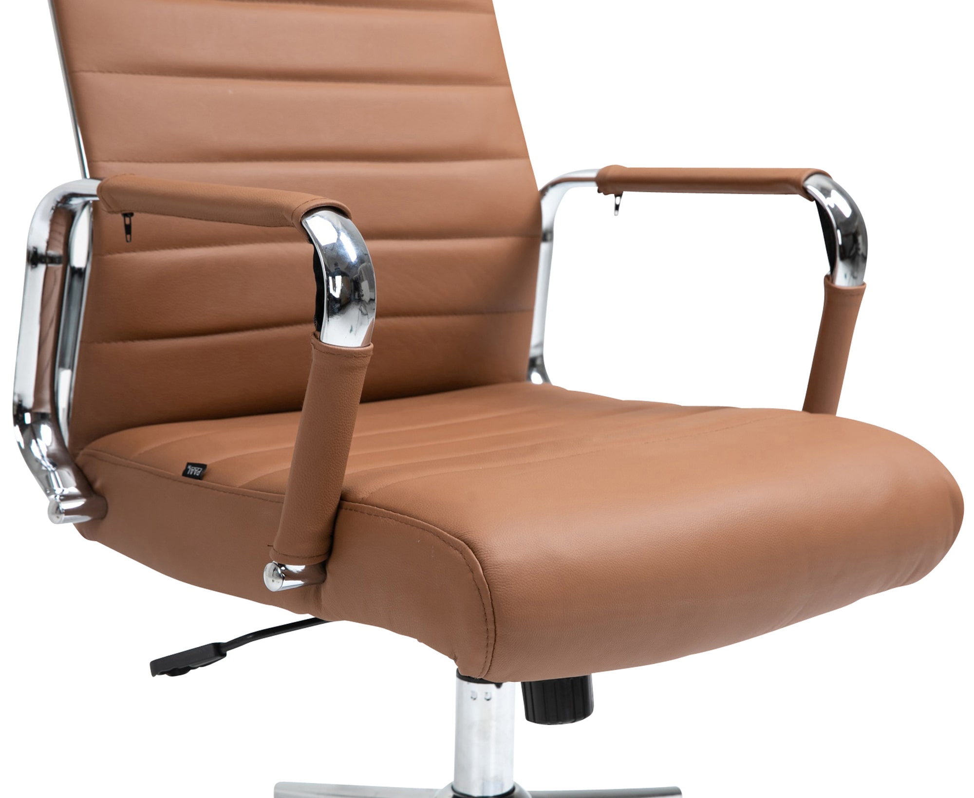 Chaise de bureau Kolumbus cuir véritable
